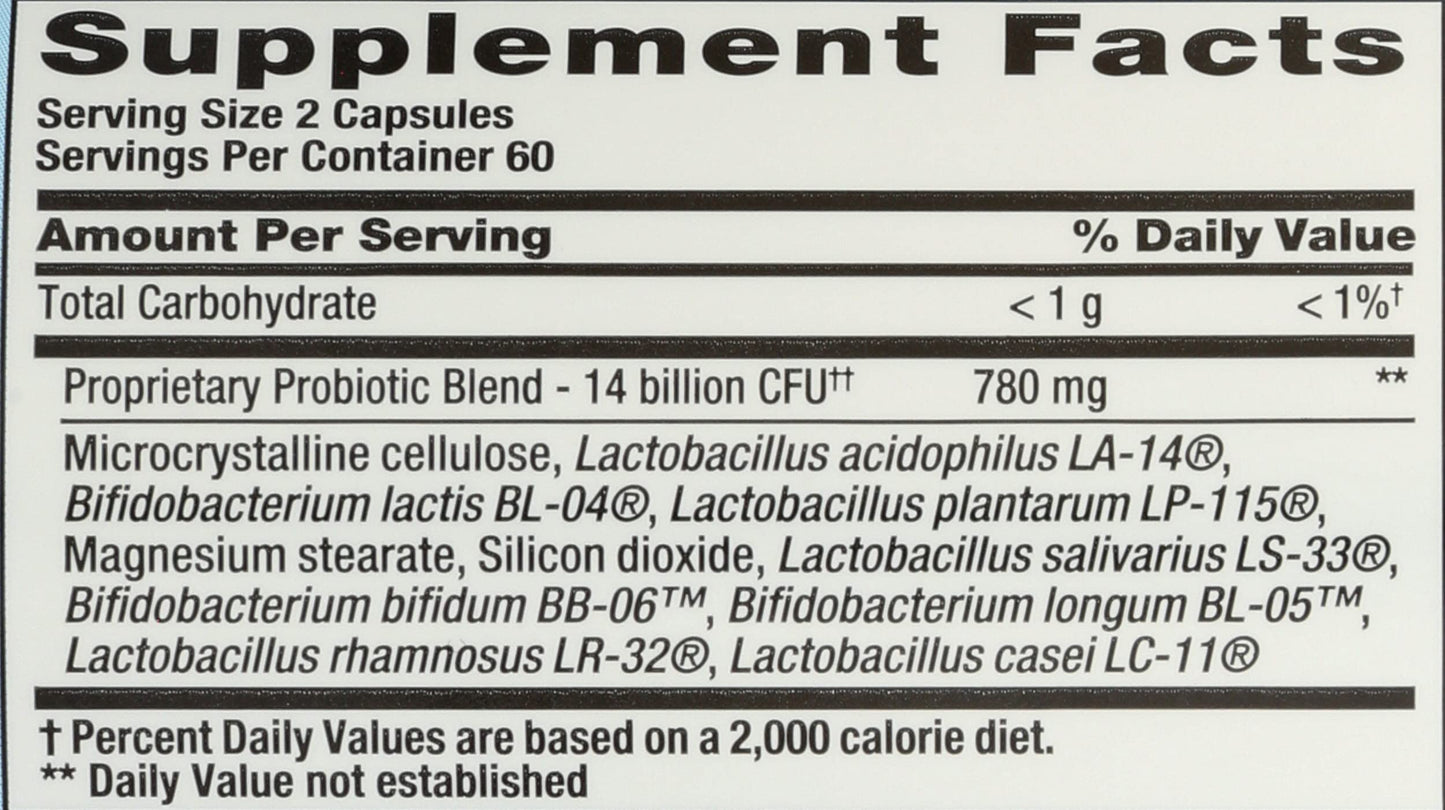 PB8 Probiotic 8 Strains VC Capsule 120 Capsules