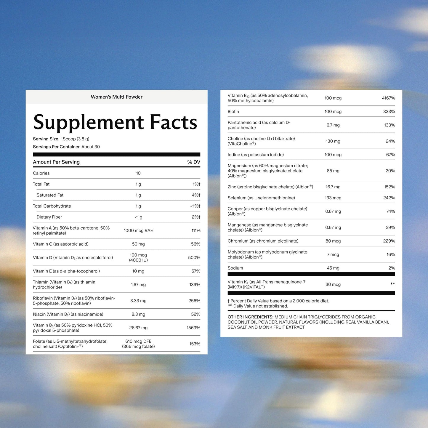 Needed. Multivitamin Powder for Women with 22 Vitamins, Minerals and Antioxidants, 4 oz