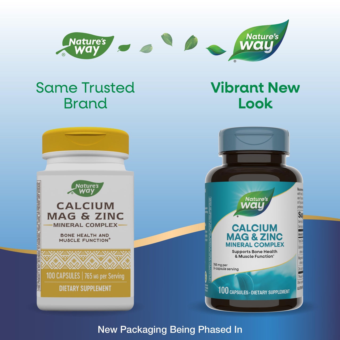 Nature's Way Calcium Magnesium & Zinc Mineral Complex Capsule 200 Count