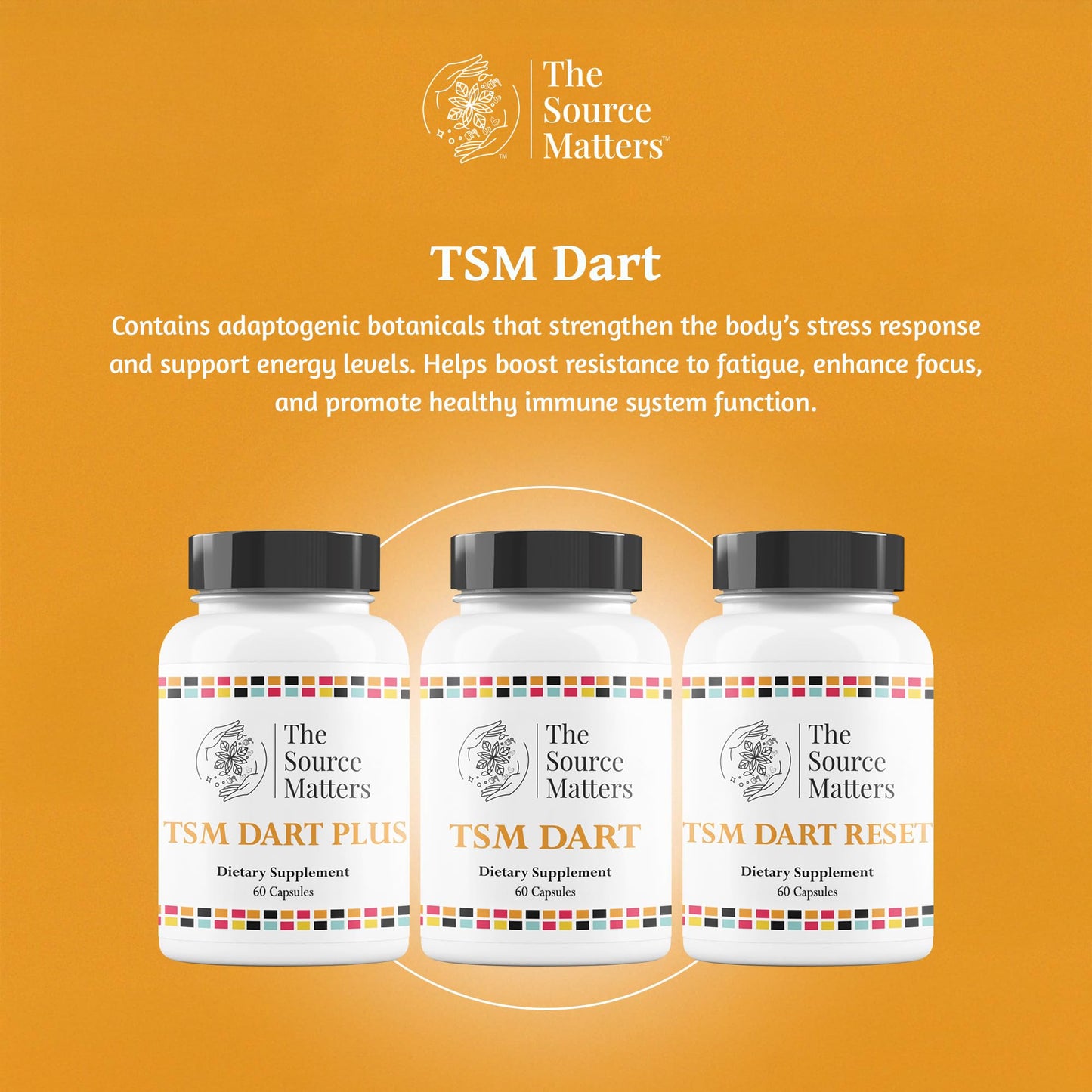 THE SOURCE MATTERS Dart Reset Dietary Supplement Capsule 60 Count