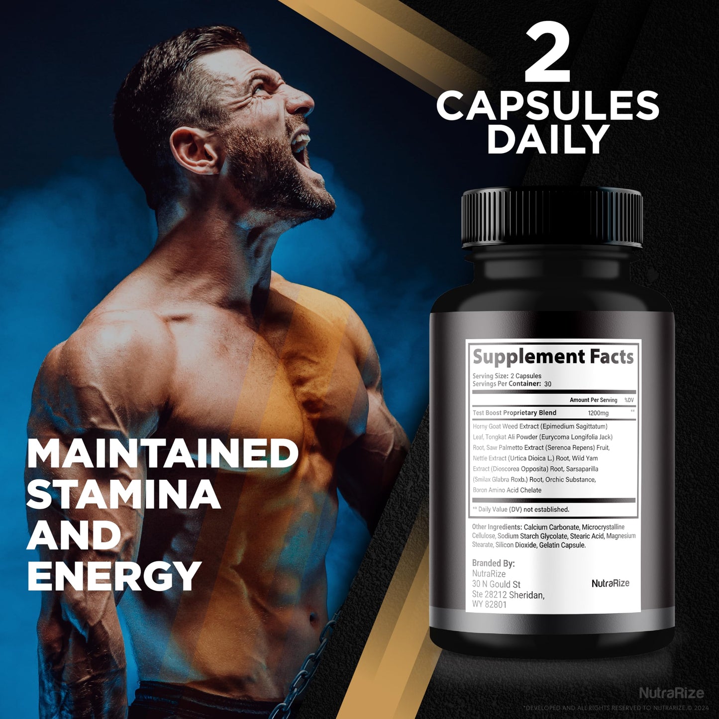 NutraRize Gold XL Capsules, 120 Capsules