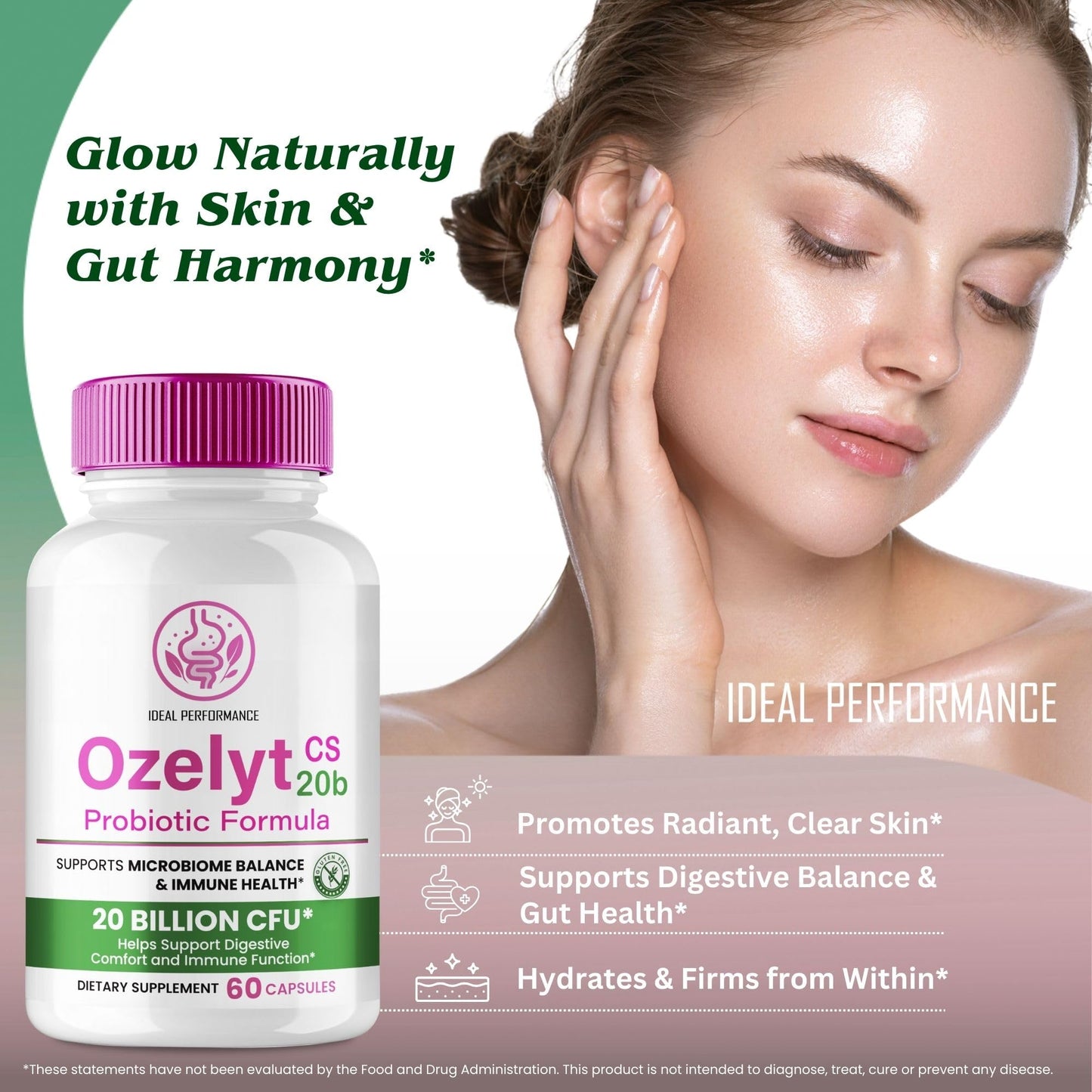 IDEAL PERFORMANCE Ozelyt CS 20b Capsules 60 Count