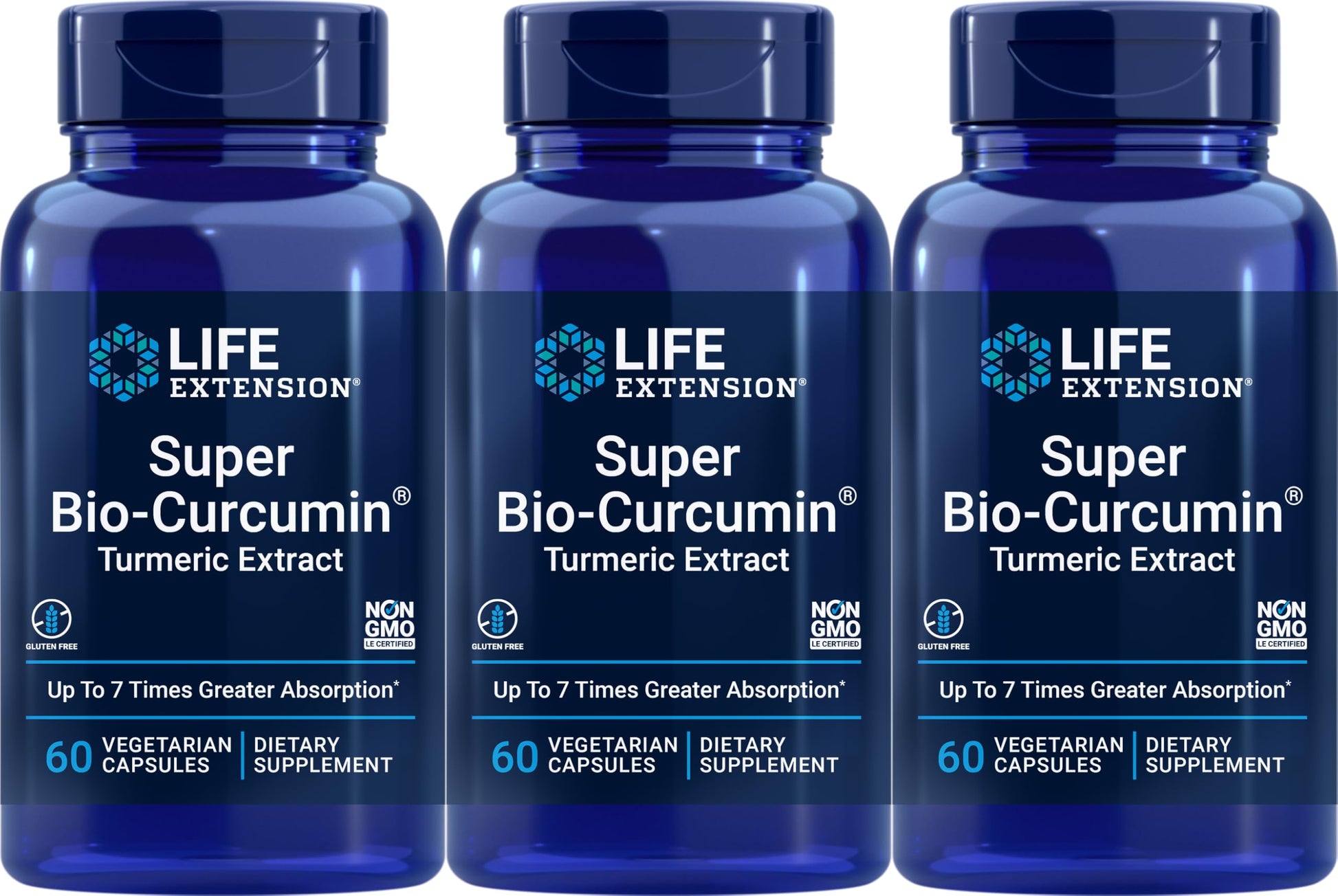 Life Extension Super Bio-Curcumin Turmeric Extract 400 mg Capsules 180