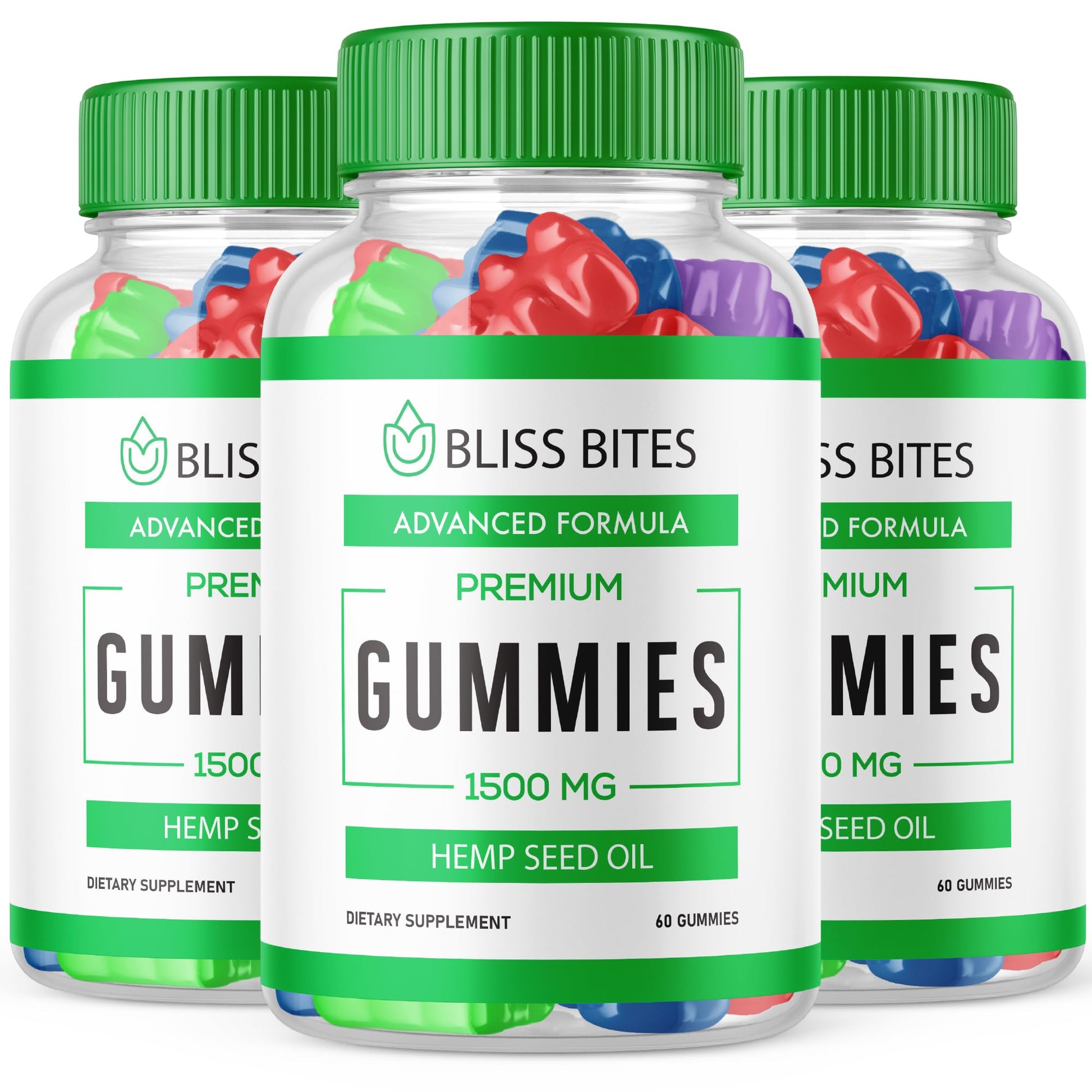 Purvia Bliss Bites Hemp Gummies 180 Gummies