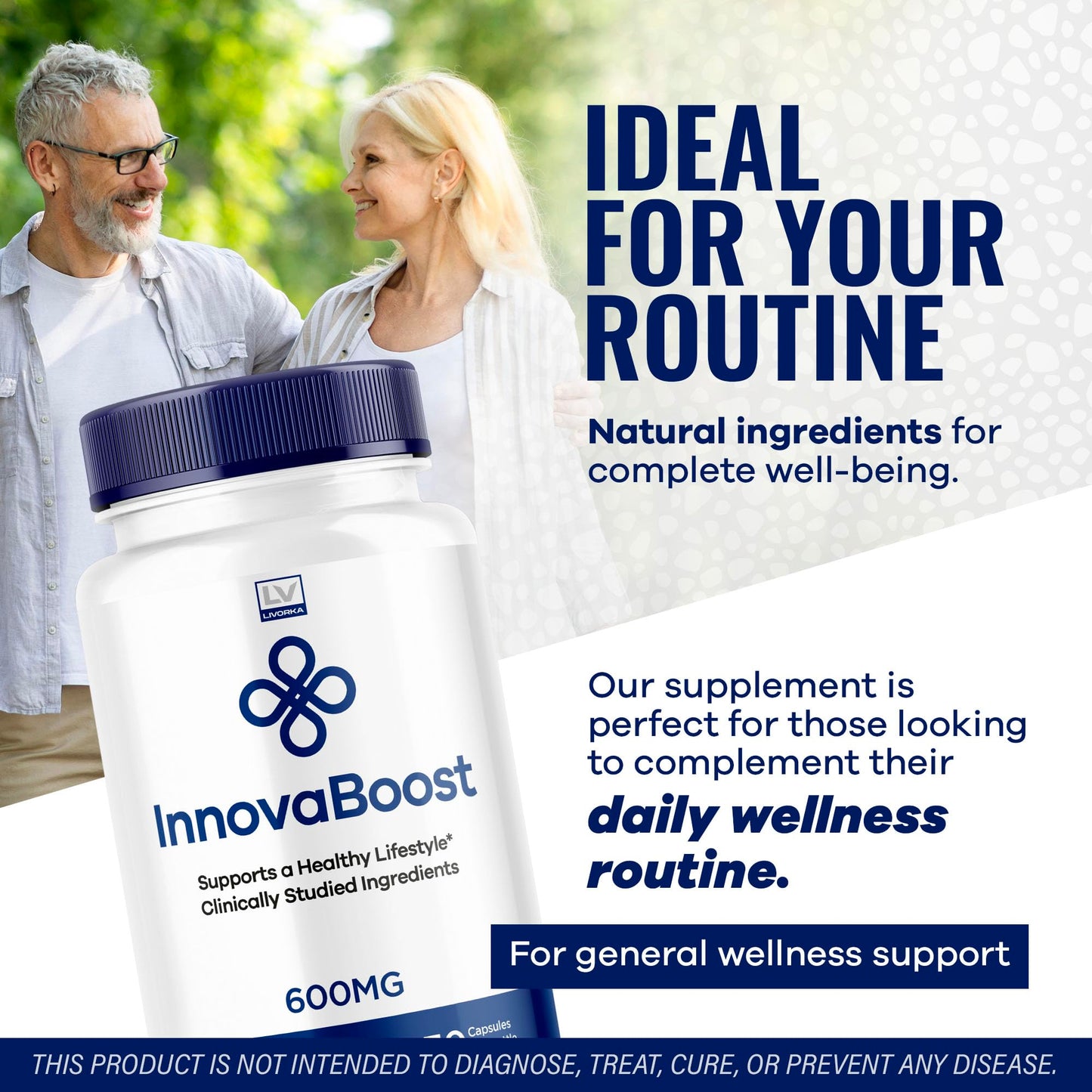 LIVORKA InnovaBoost Advanced Formula Capsules, 150 Capsules