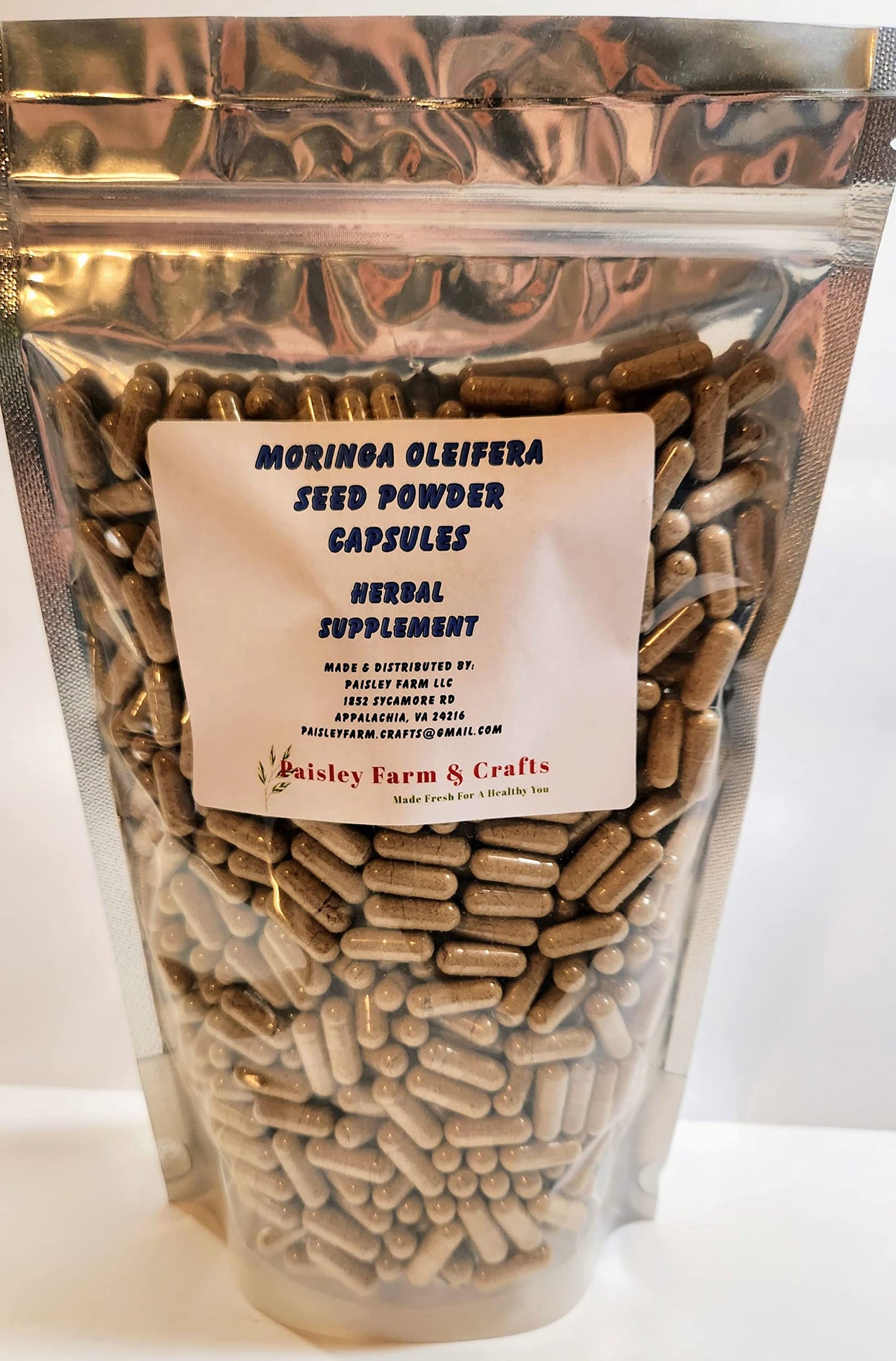 Paisley Farm and Crafts Moringa Oleifera Malunggay Seed Powder, 900 Count