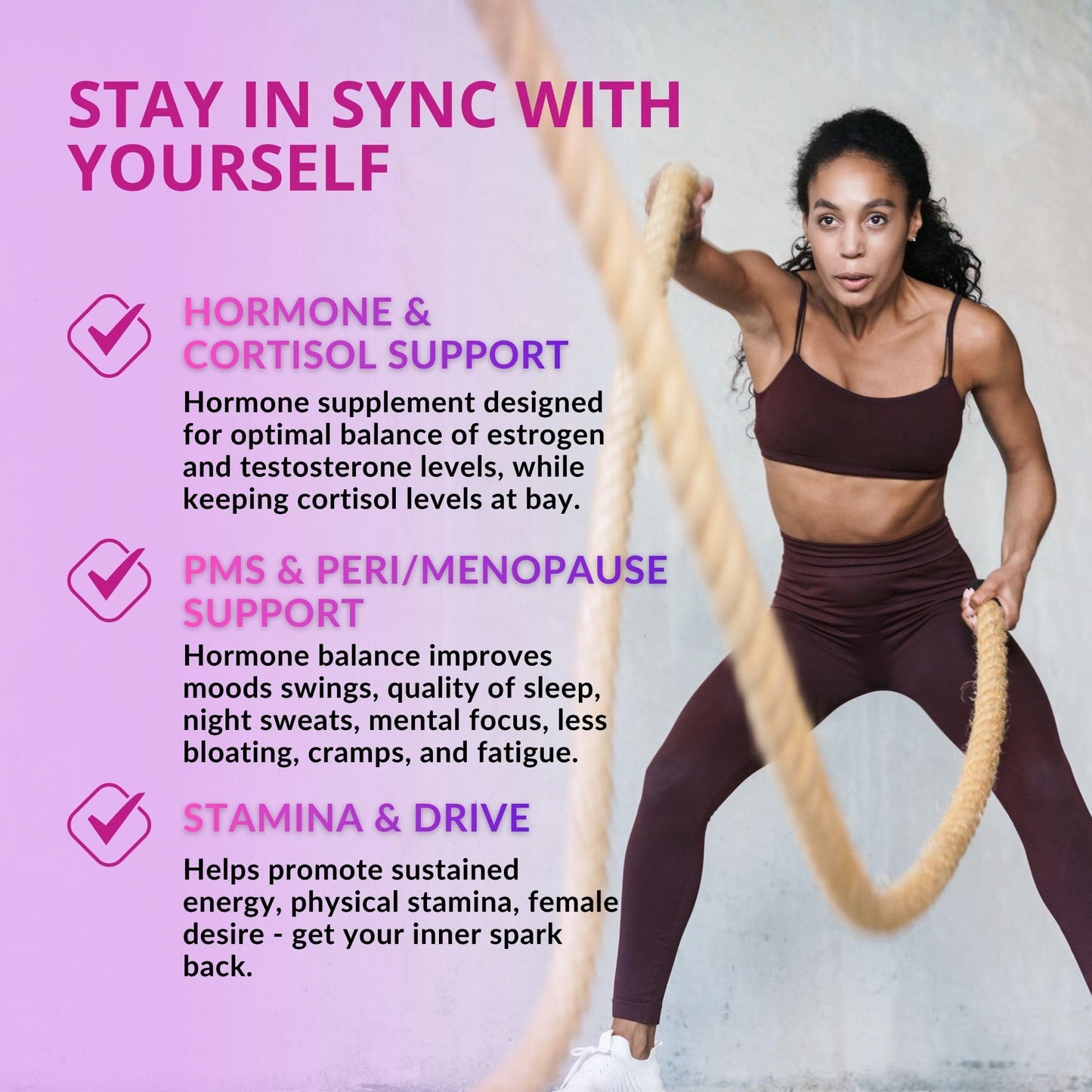 Omize Total Female Women's Hormone Support Supplement 60 Capsules
