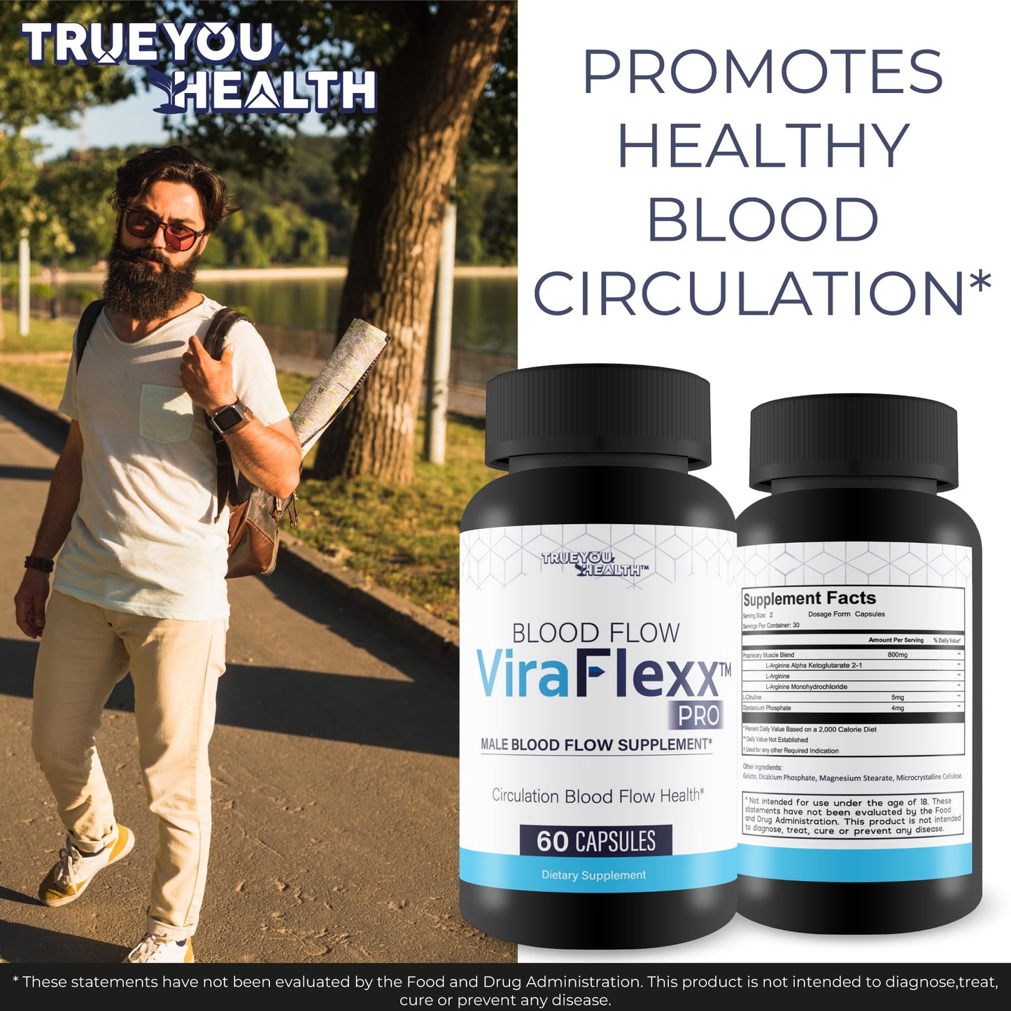 True You Health Blood Flow Vira Flexx Pro Capsule 60 Count
