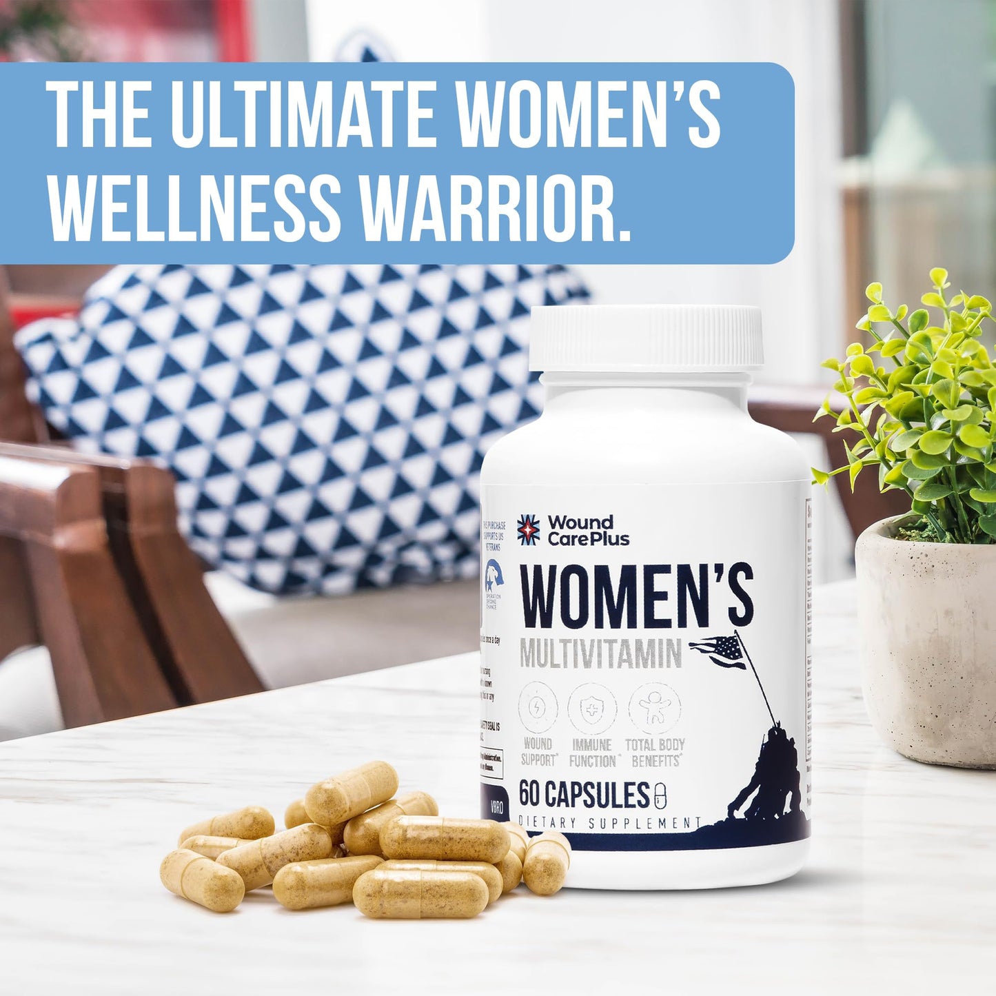 WOUND CAREPLUS Women's Multivitamin Capsules 60 Count