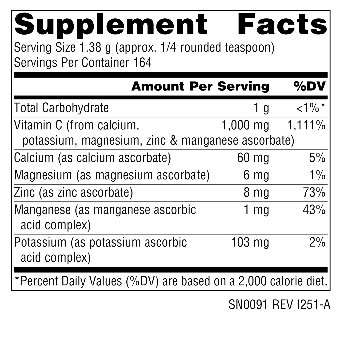 Source Naturals Ultimate Ascorbate C Powder 8 oz