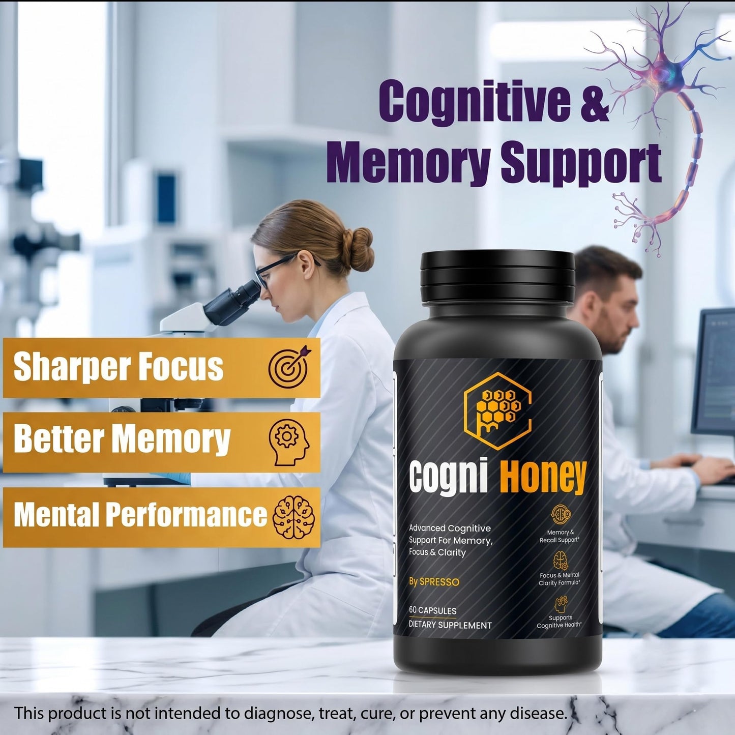 SPRESSO Cogni Honey Capsules 180 Capsules