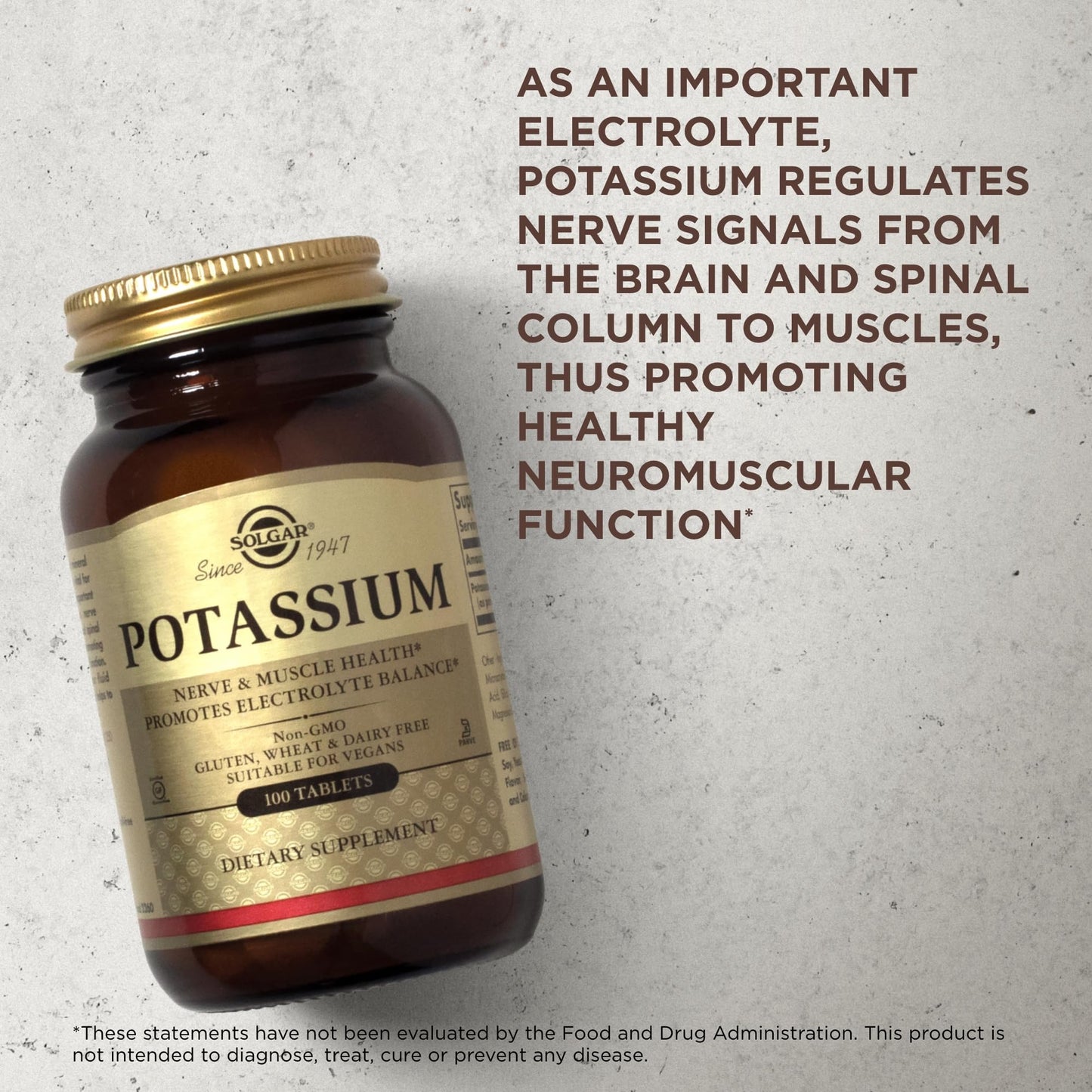 Solgar Potassium Gluconate Tablets 100