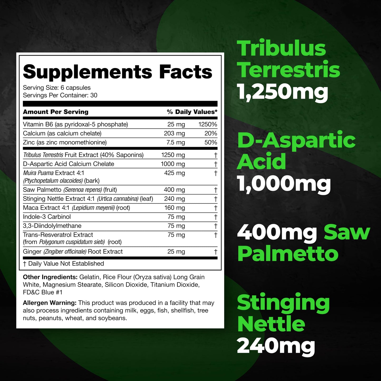 Species Nutrition Testolyze Natural Testosterone Booster Capsule, 180 Capsules