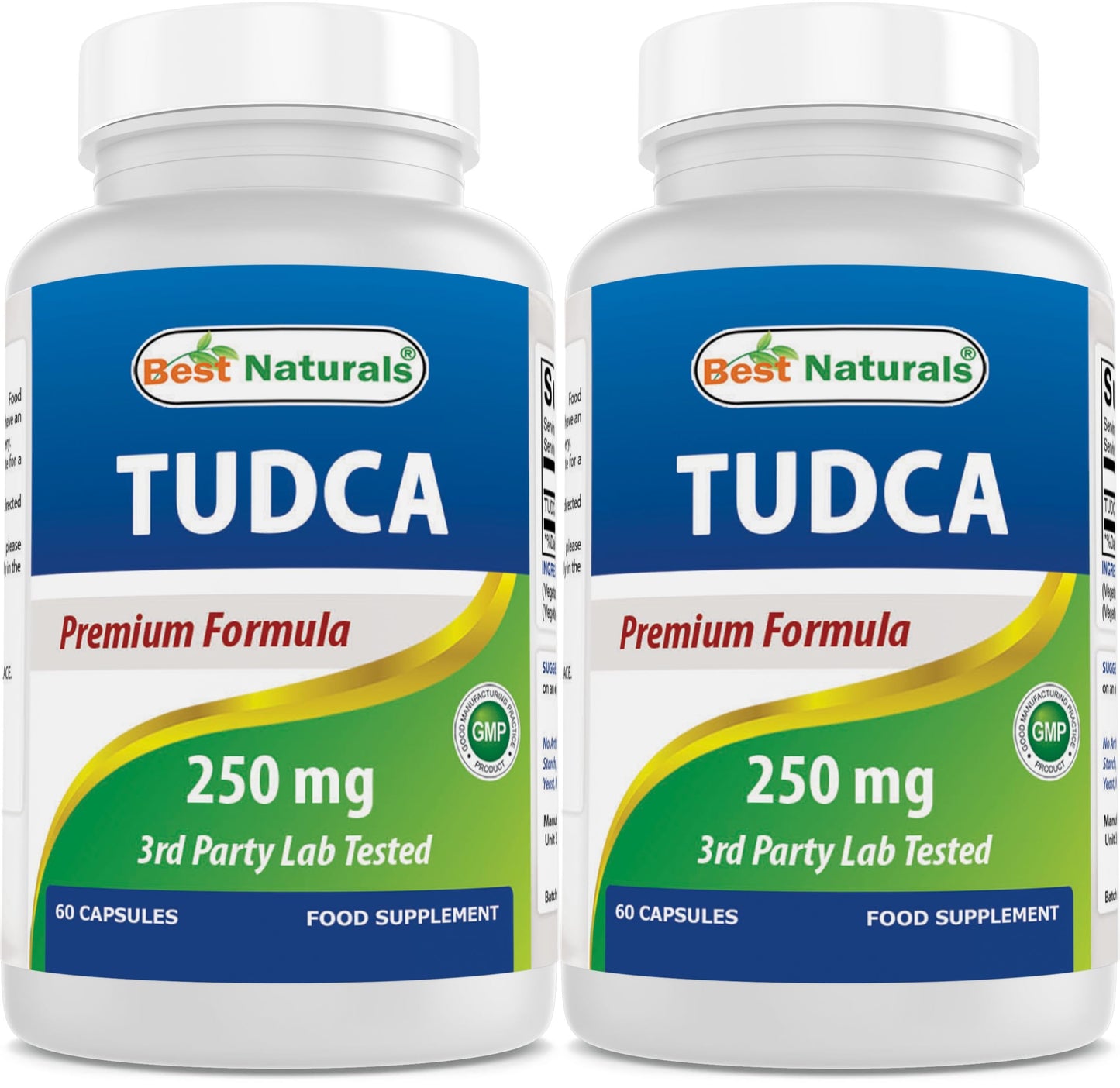Best Naturals TUDCA 250mg (Tauroursodeoxycholic Acid) Capsules, 60 Count