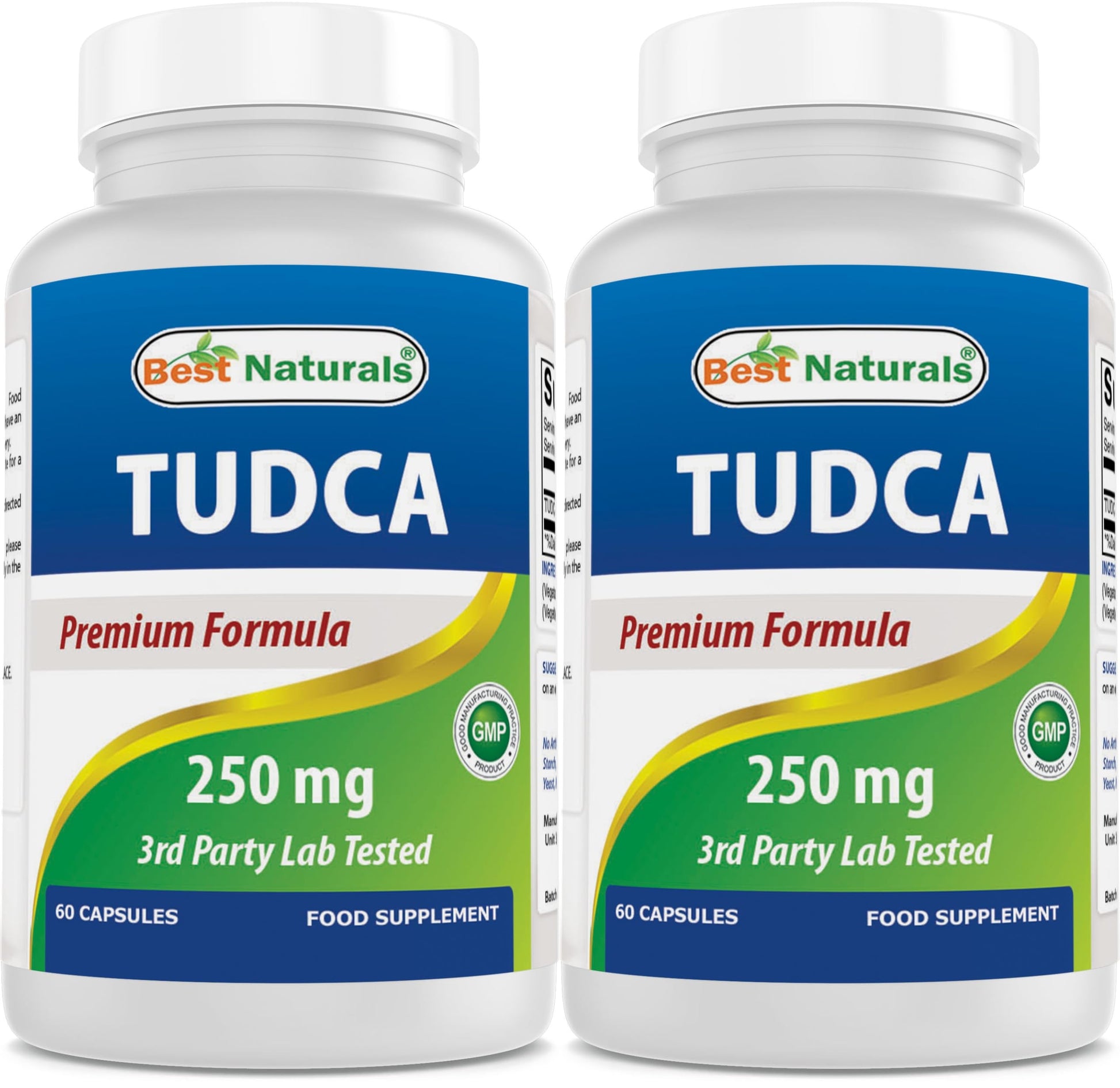 Best Naturals TUDCA 250mg (Tauroursodeoxycholic Acid) Capsules, 60 Count
