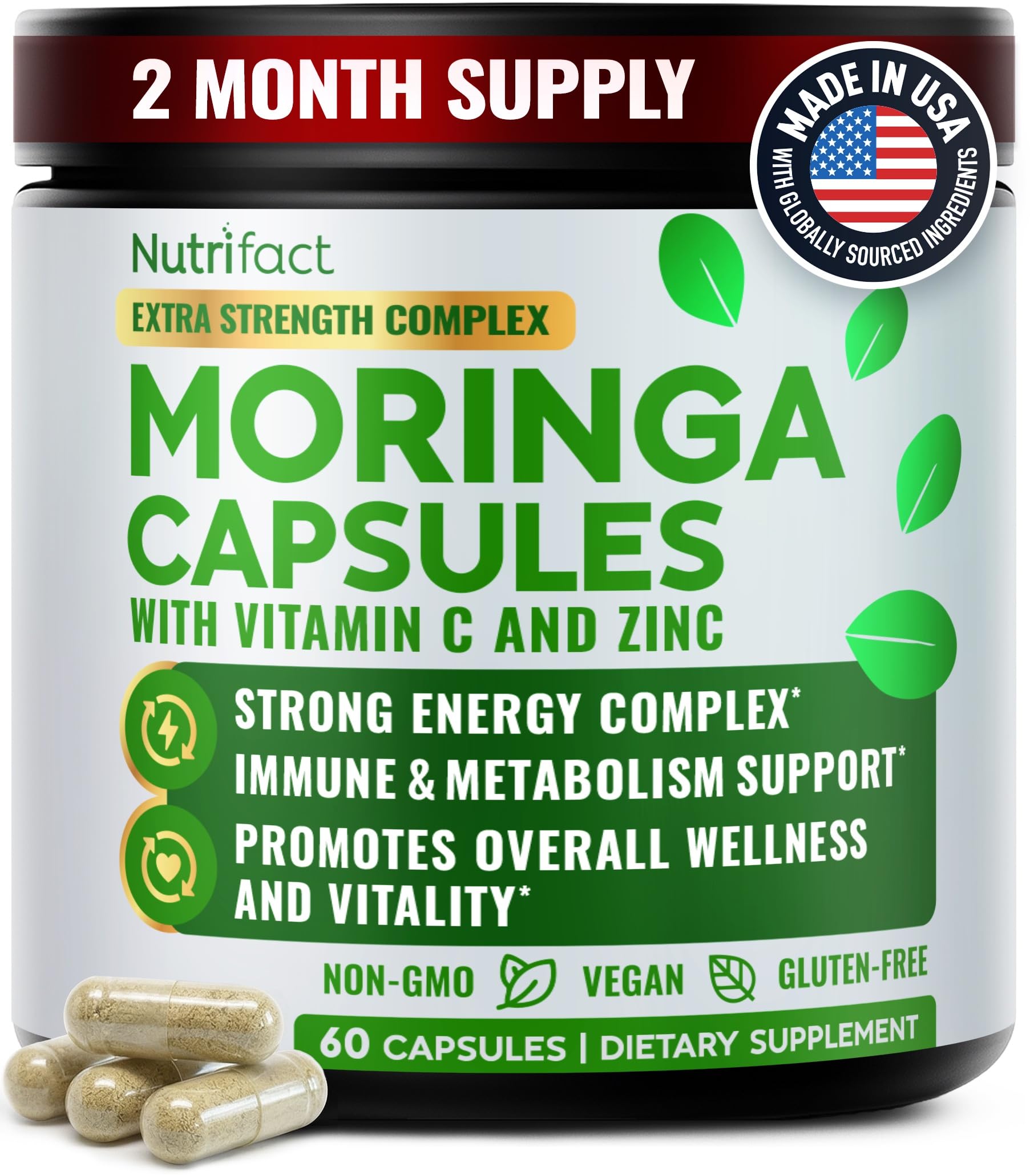 NutriFact Moringa Capsules 60 Capsules