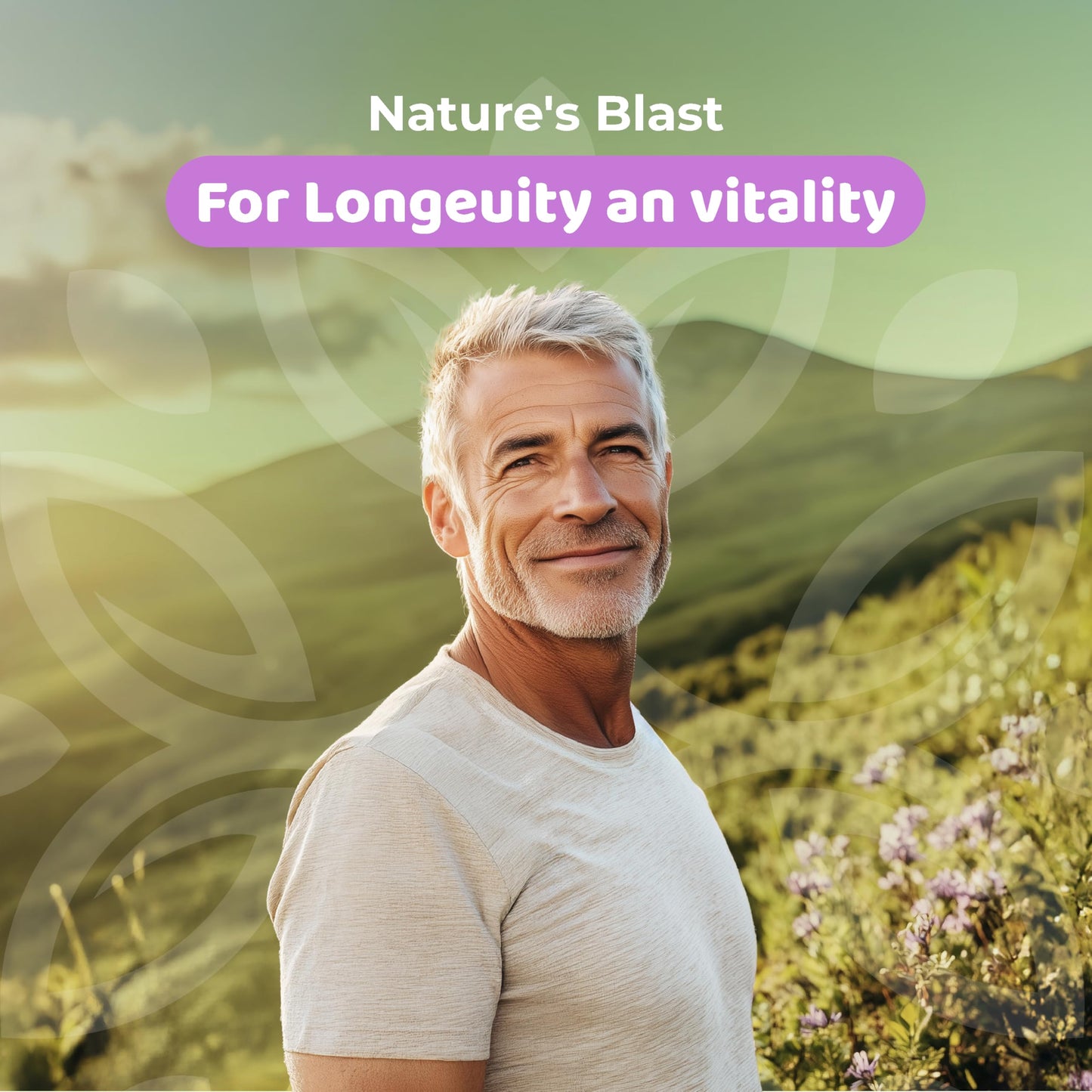 NATURES BLAST YouthSpark Longevity Supplement with Ashwagandha Root Extract (600mg), Astragalus & Cinnamon Powder, 3.39 oz