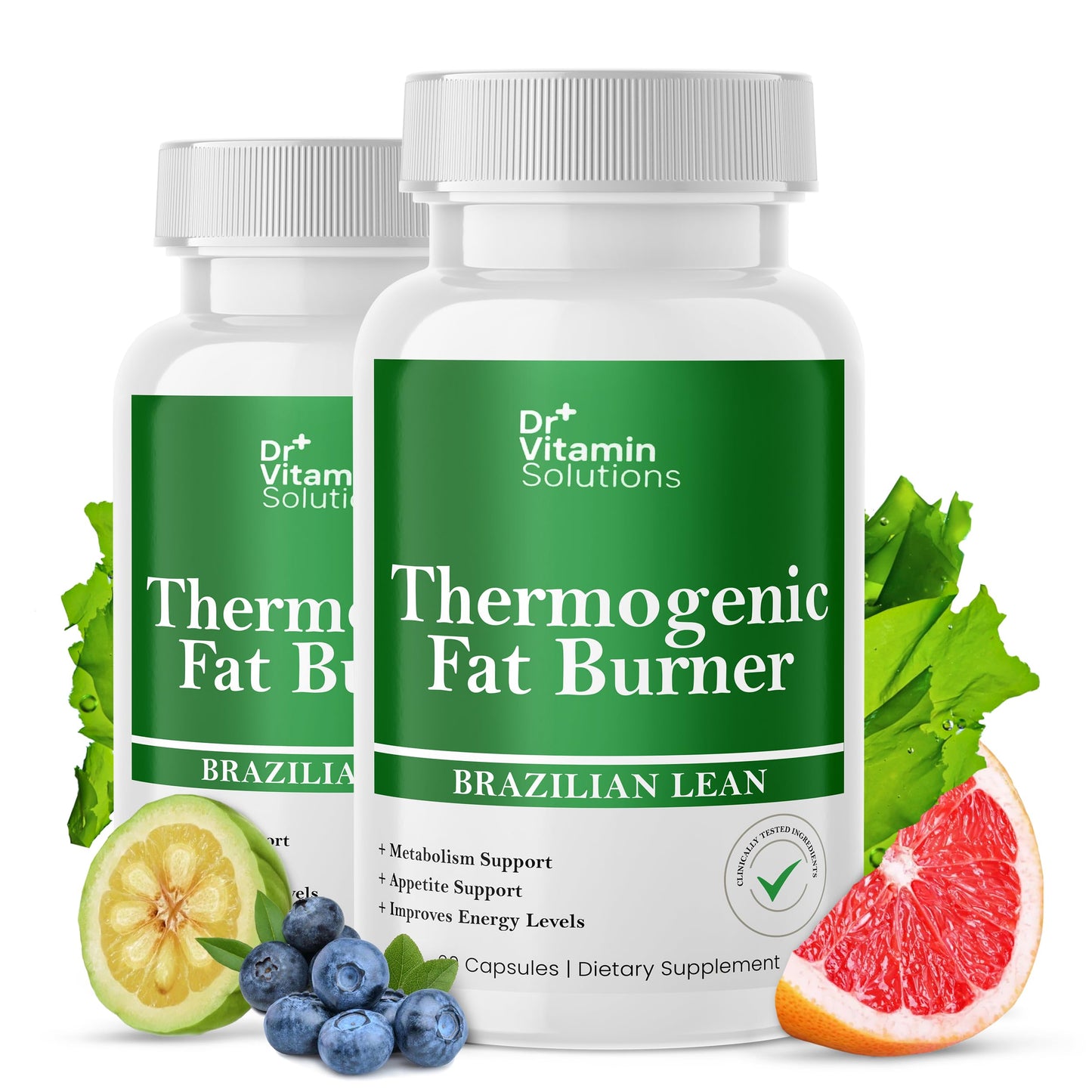 DR VITAMIN SOLUTIONS Thermogenic Fat Burner for Women and Men Capsules 120 Count