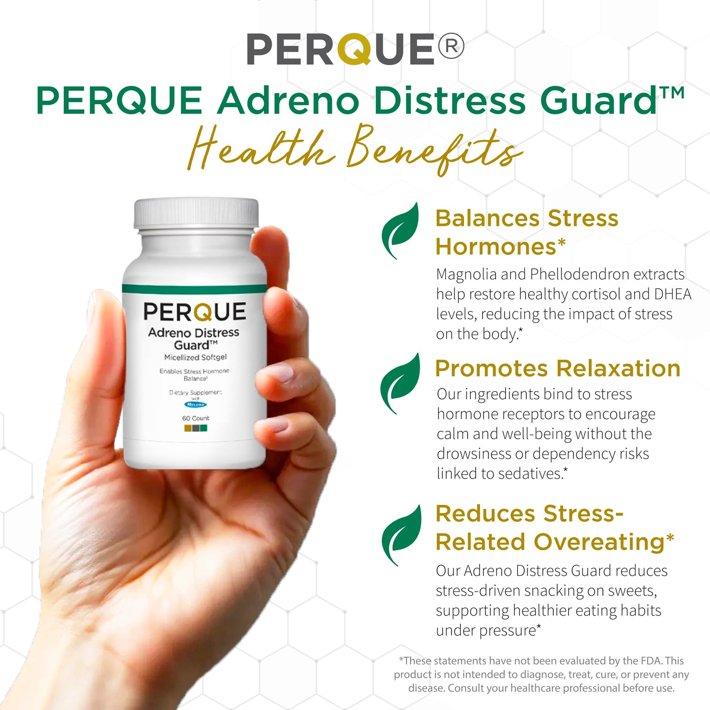 PERQUE Adreno Distress Guard Softgels 60