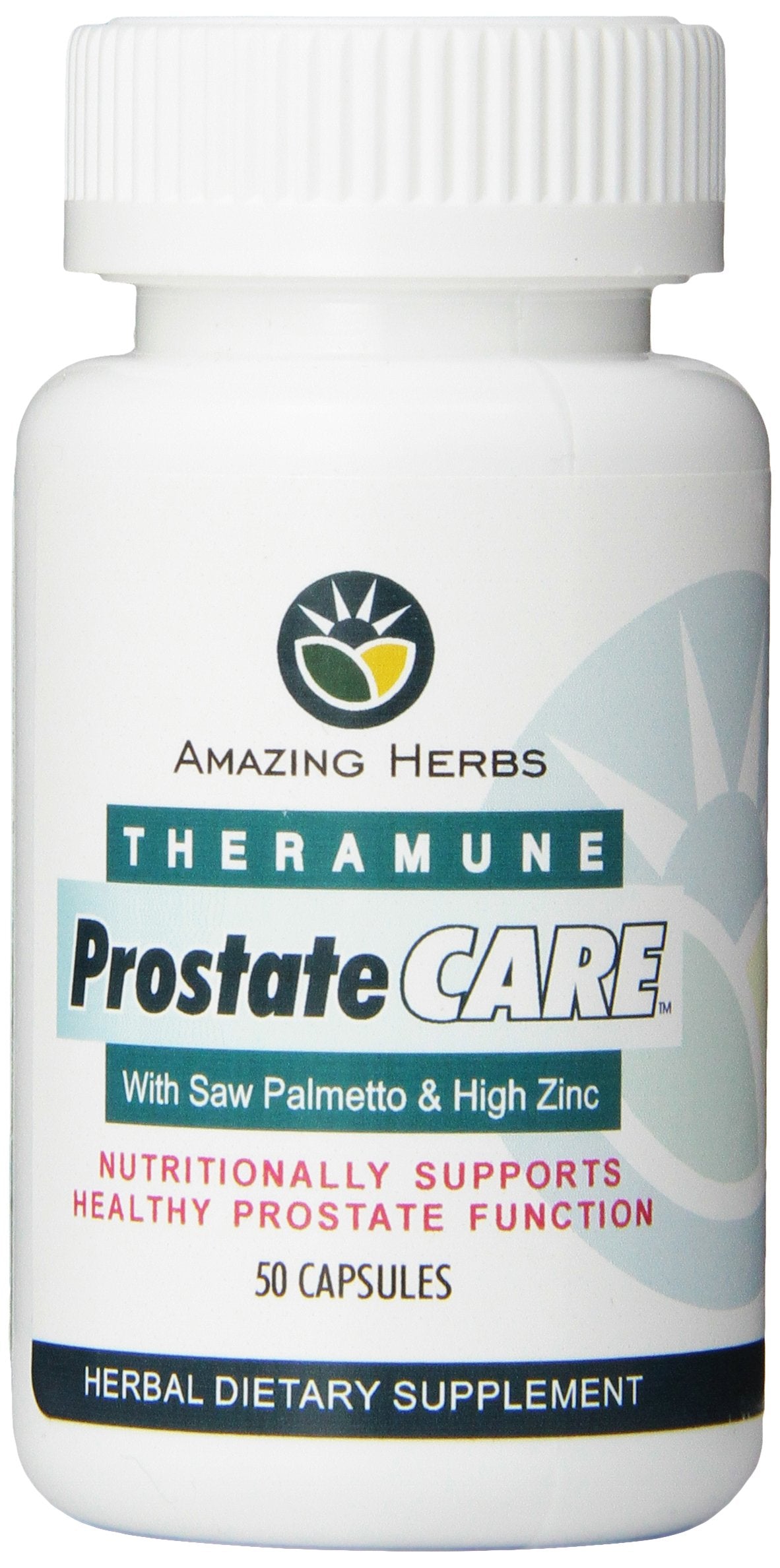 Amazing Herbs Prost-Care Mens Prostate Support Capsules, 50 Count