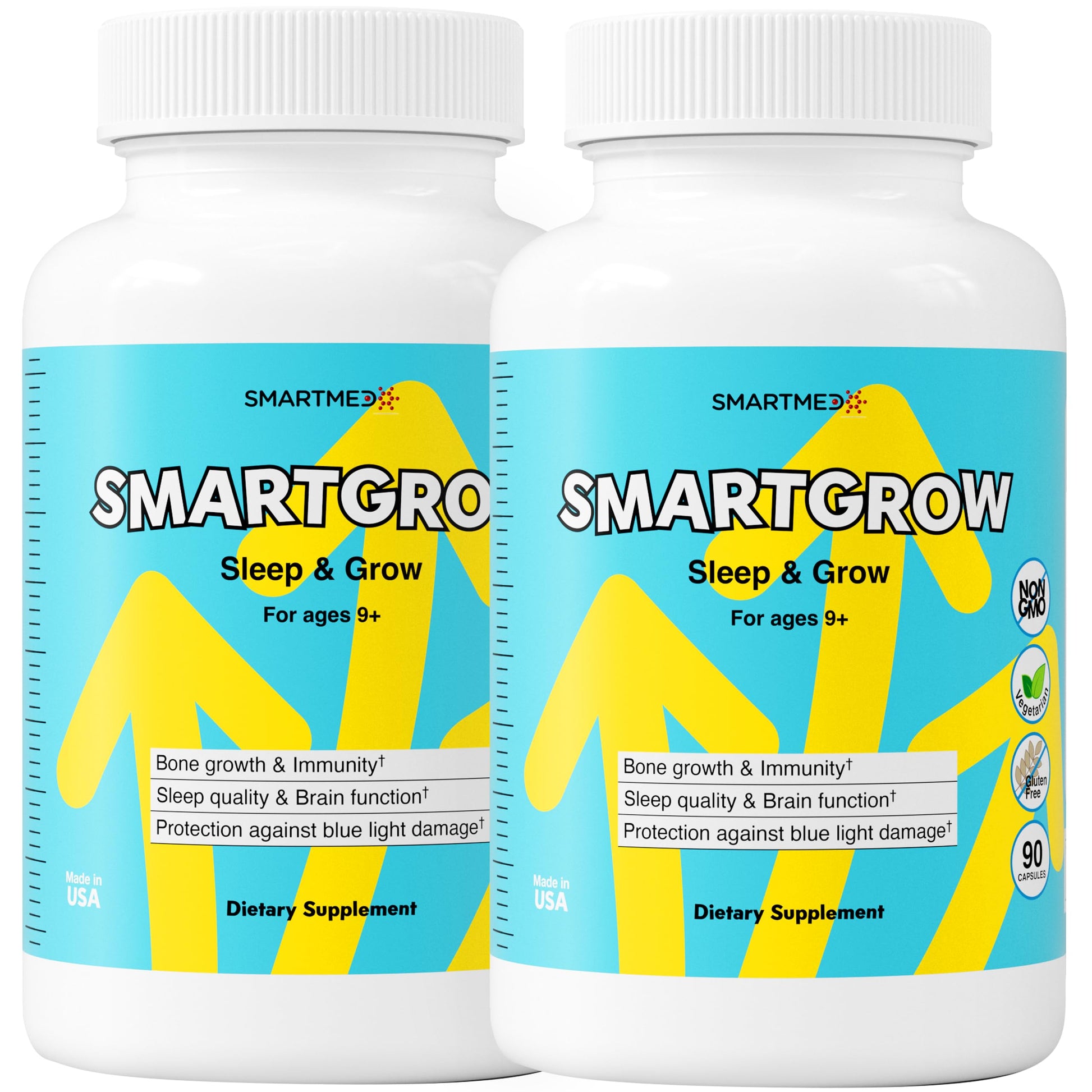 SMARTMED SmartGrow Premium Growth Formula for Teens 180 Capsules