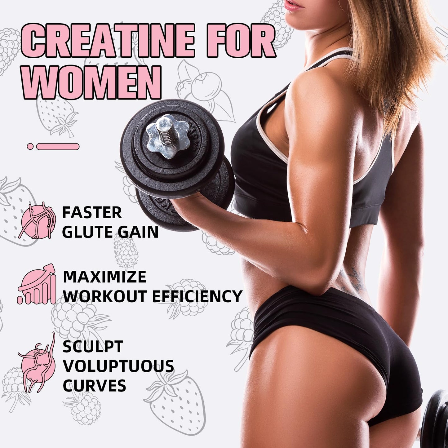PeakVigor Organics 12-in-1 Creatine Monohydrate Gummies 120 Gummies