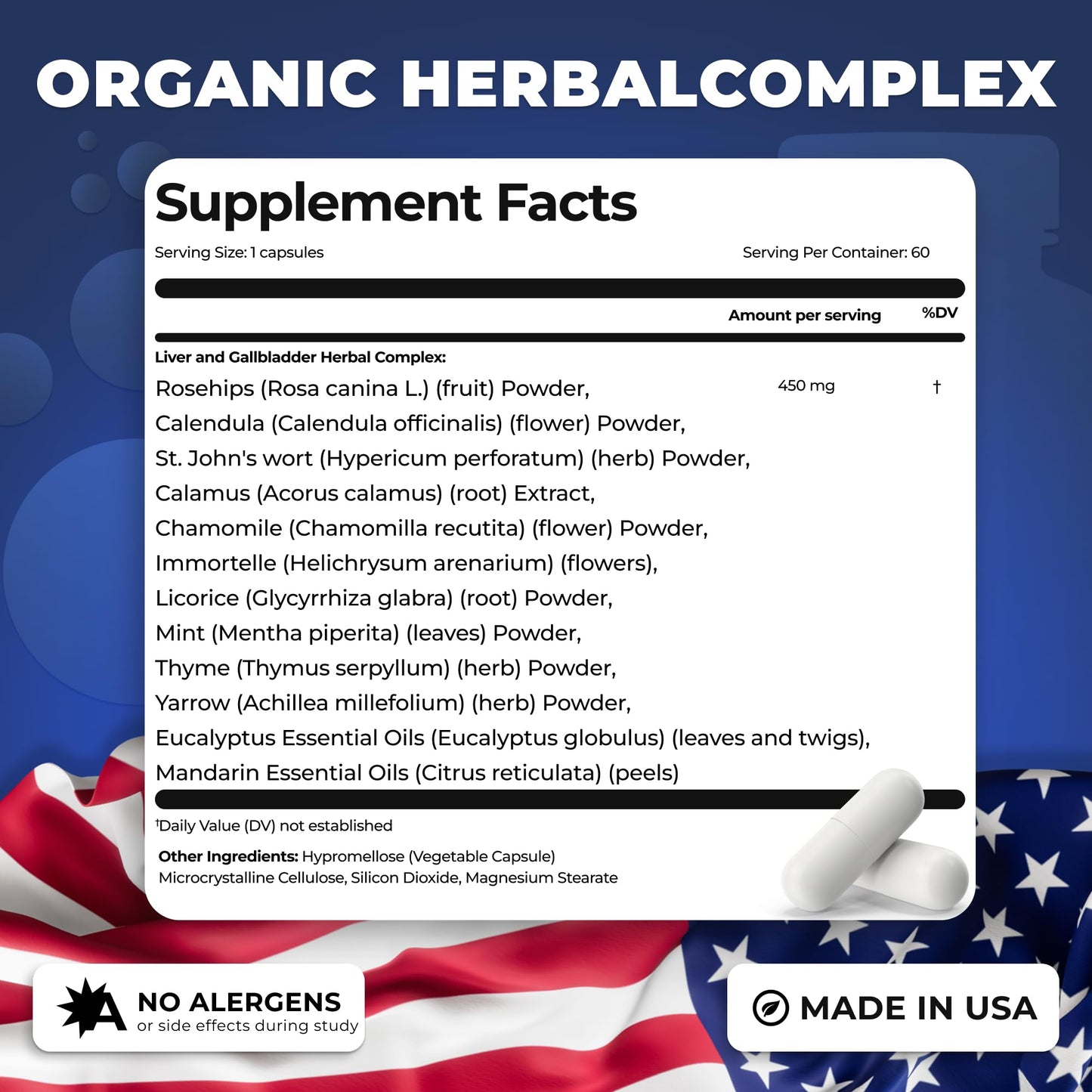 CORSA365 Liver Health and Gallbladder Support Formula Capsule, 60 Capsules