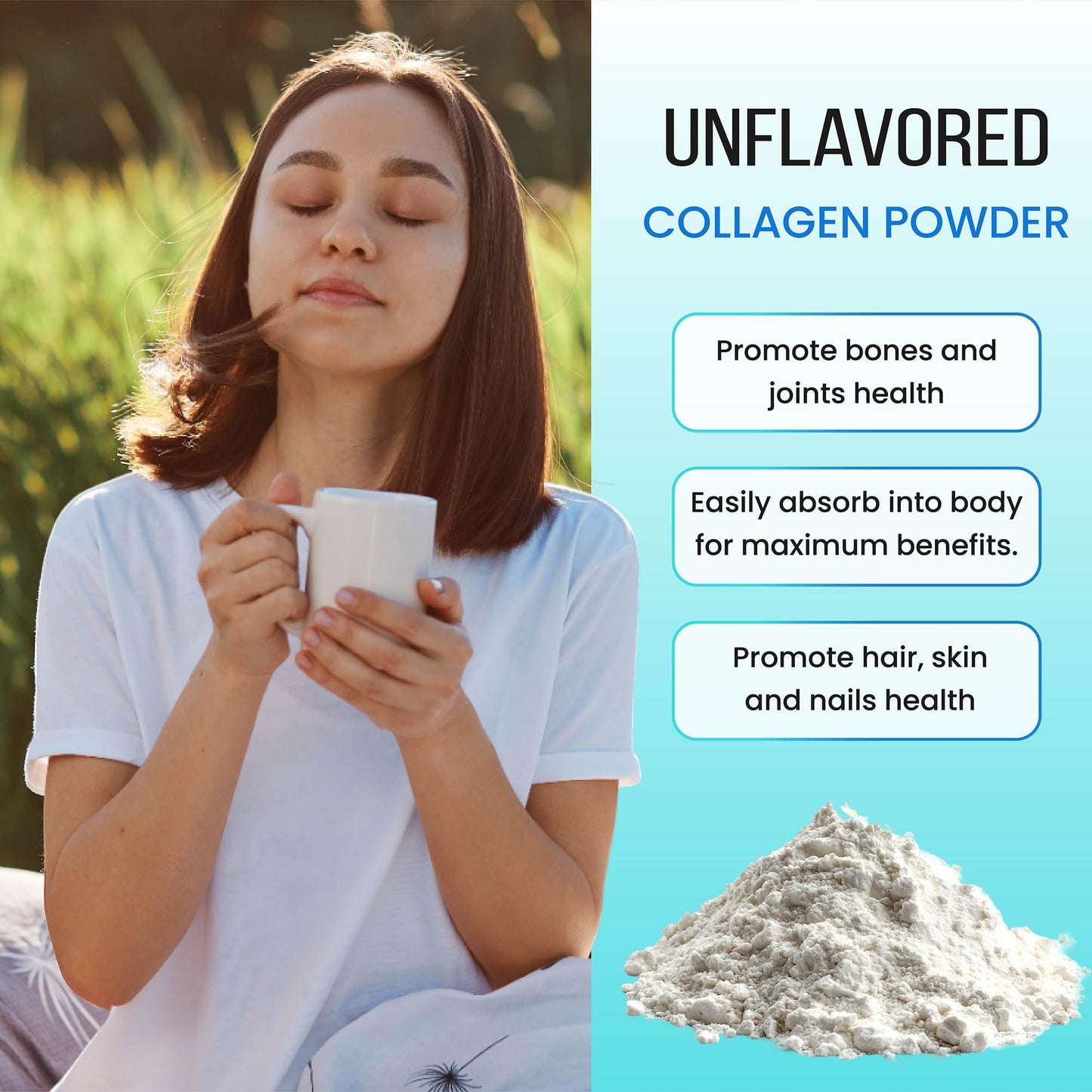 Collagen Laborés Pure Hydrolyzed Collagen Peptides Unflavored Powder, 10 oz