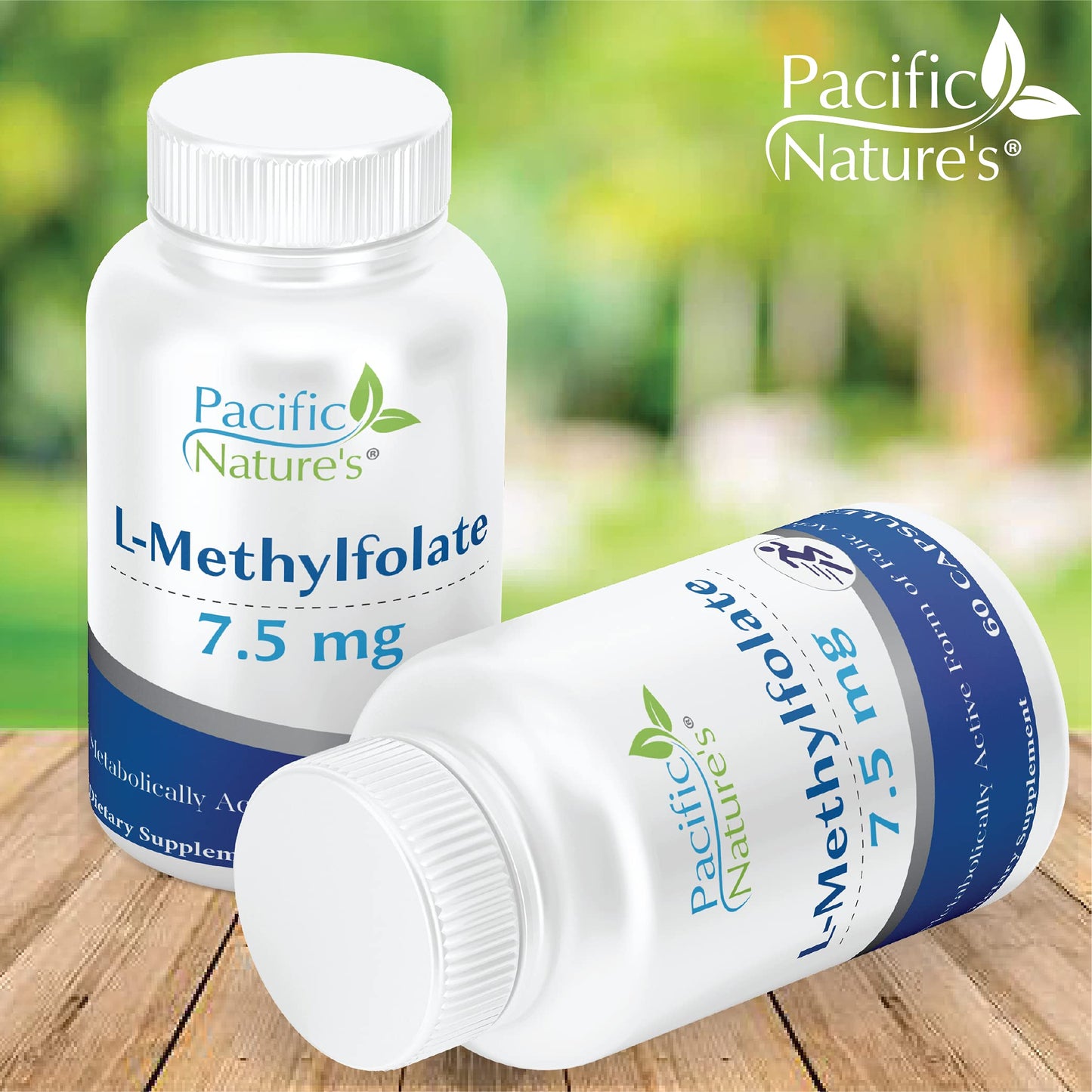 Pacific Nature's L-Methylfolate 7.5mg Capsule, 60 Count