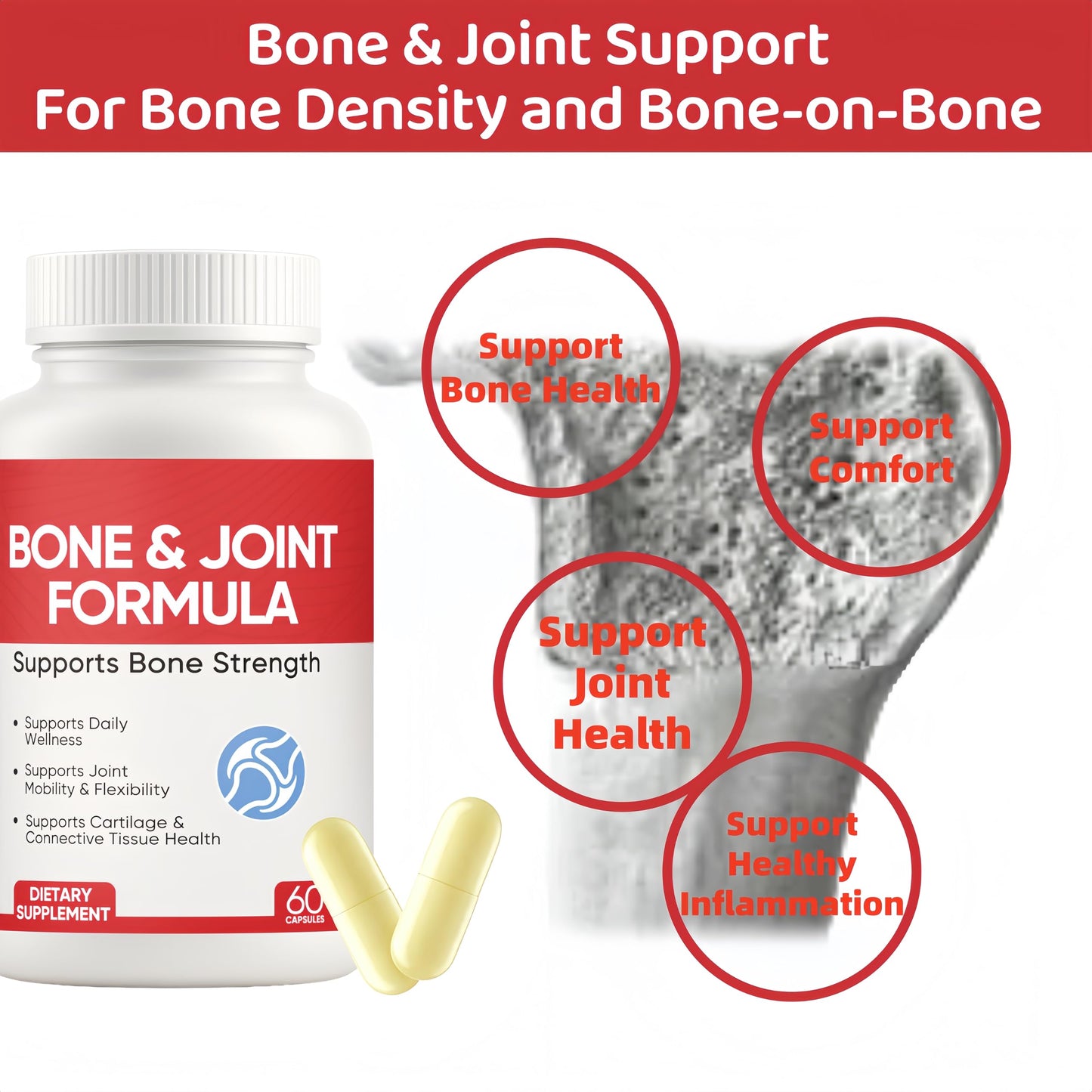 VOSETOKELA Osteo Bone & Joint Formula Capsule 60 Capsules