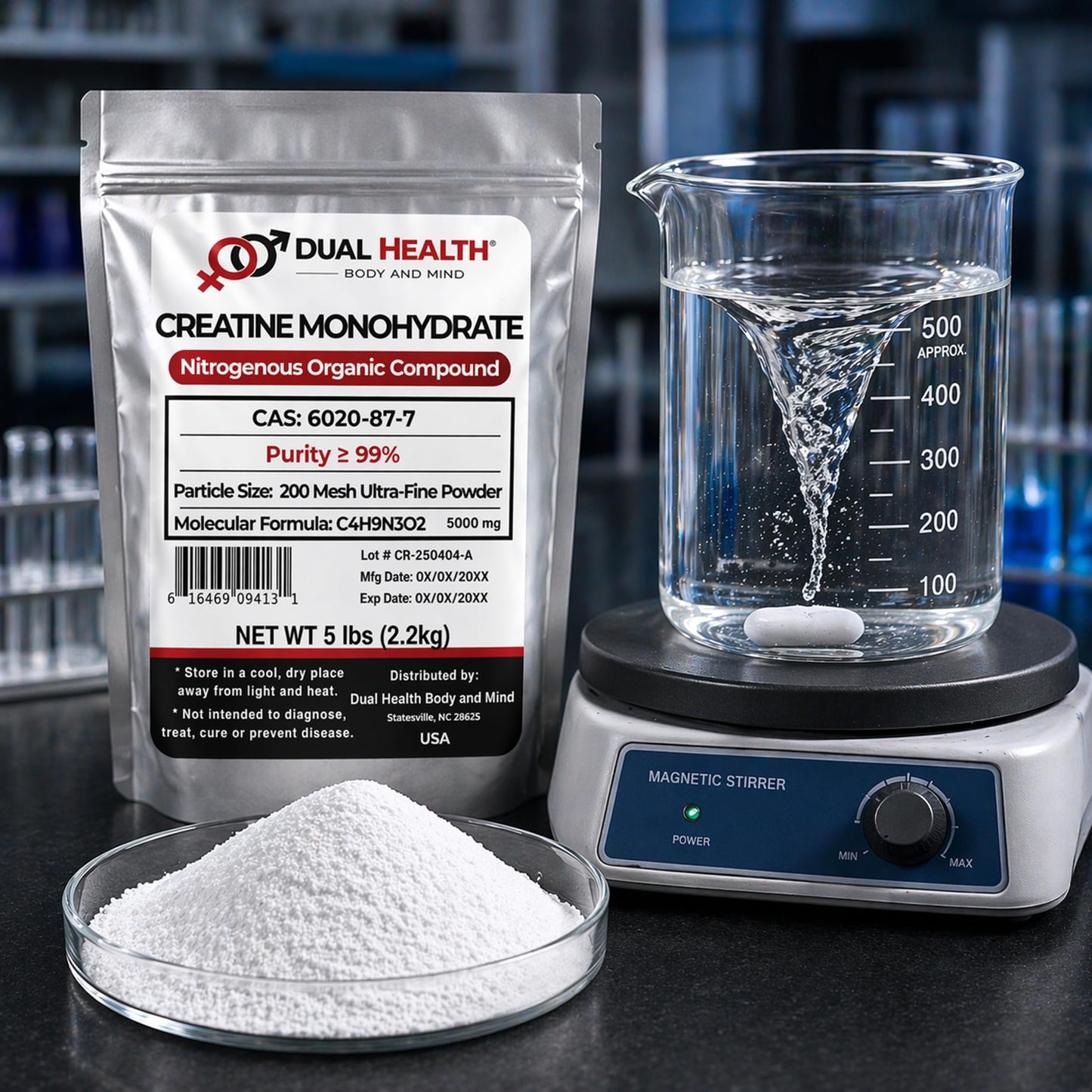Dual Health Body & Mind Creatine Monohydrate Powder 70 Servings