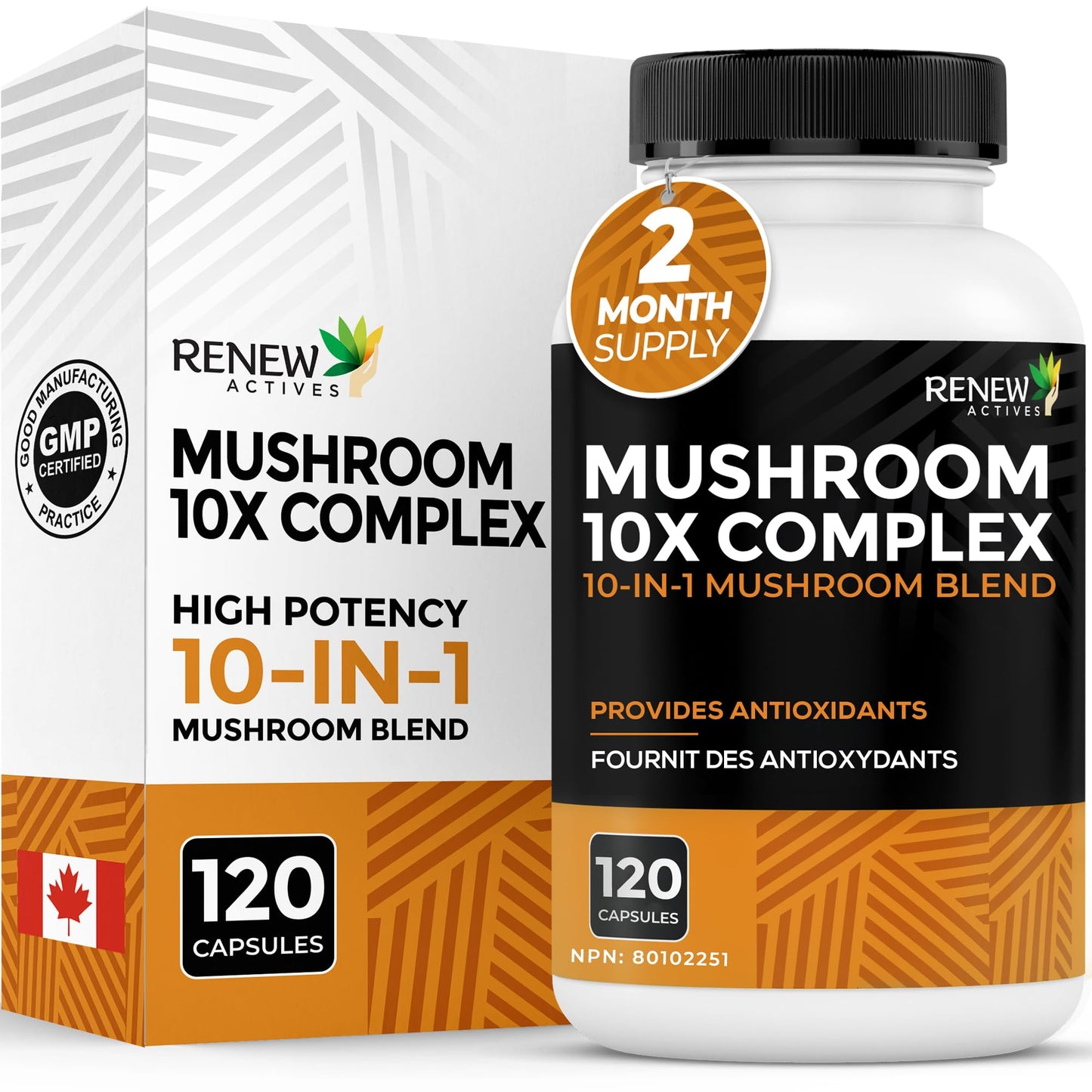 Renew Actives Mushroom Complex Capsule 1 Count