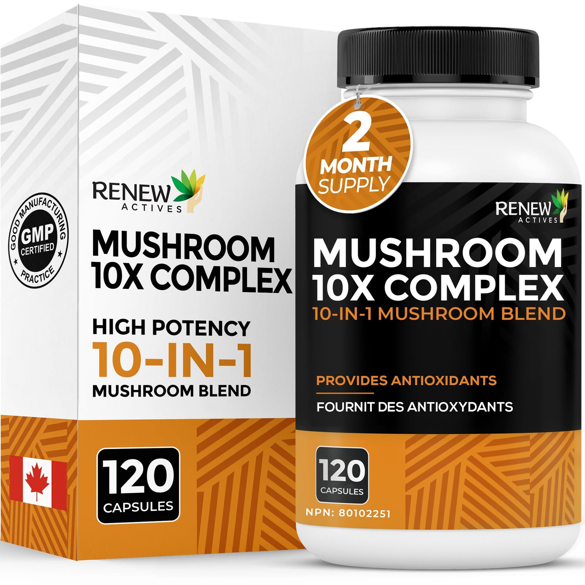 Renew Actives Mushroom Complex Capsule 1 Count
