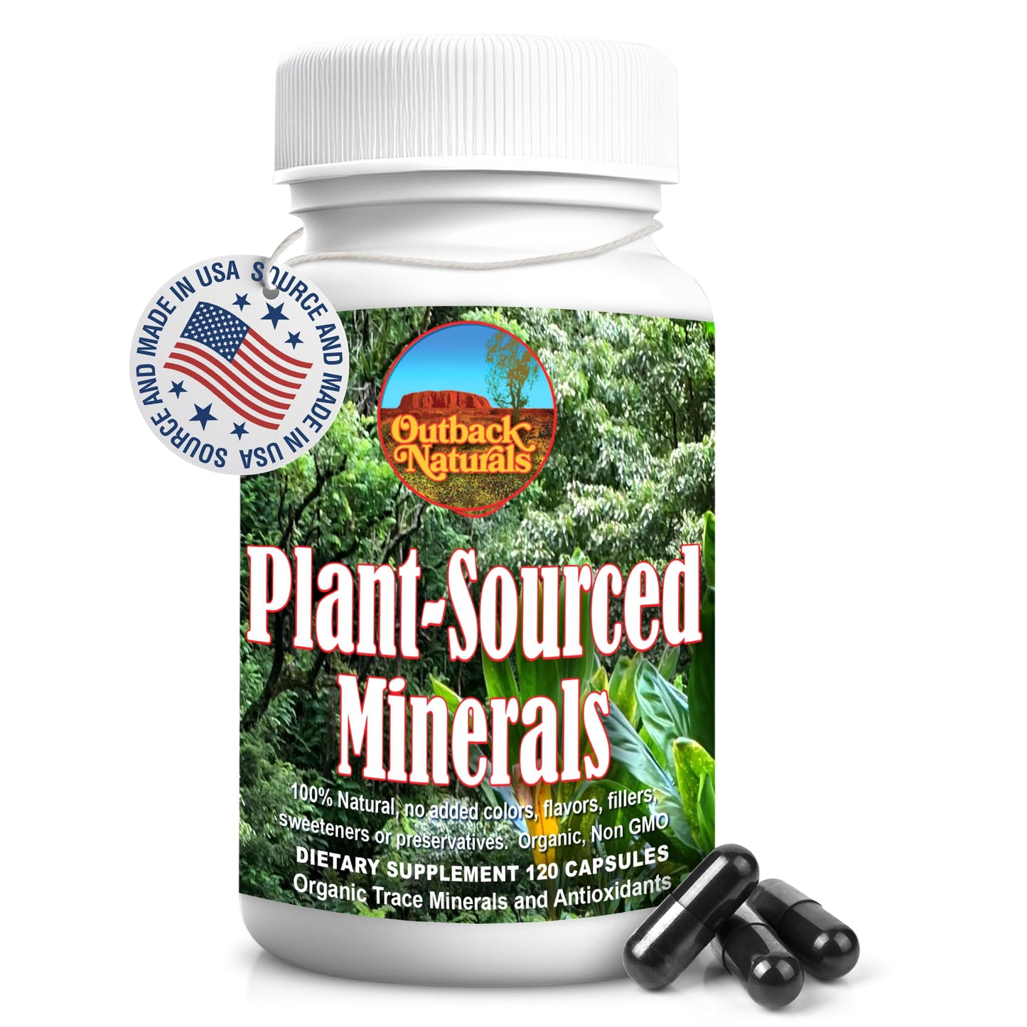 Outback Naturals Fulvic Humic Mineral Blend Capsule 120 Count