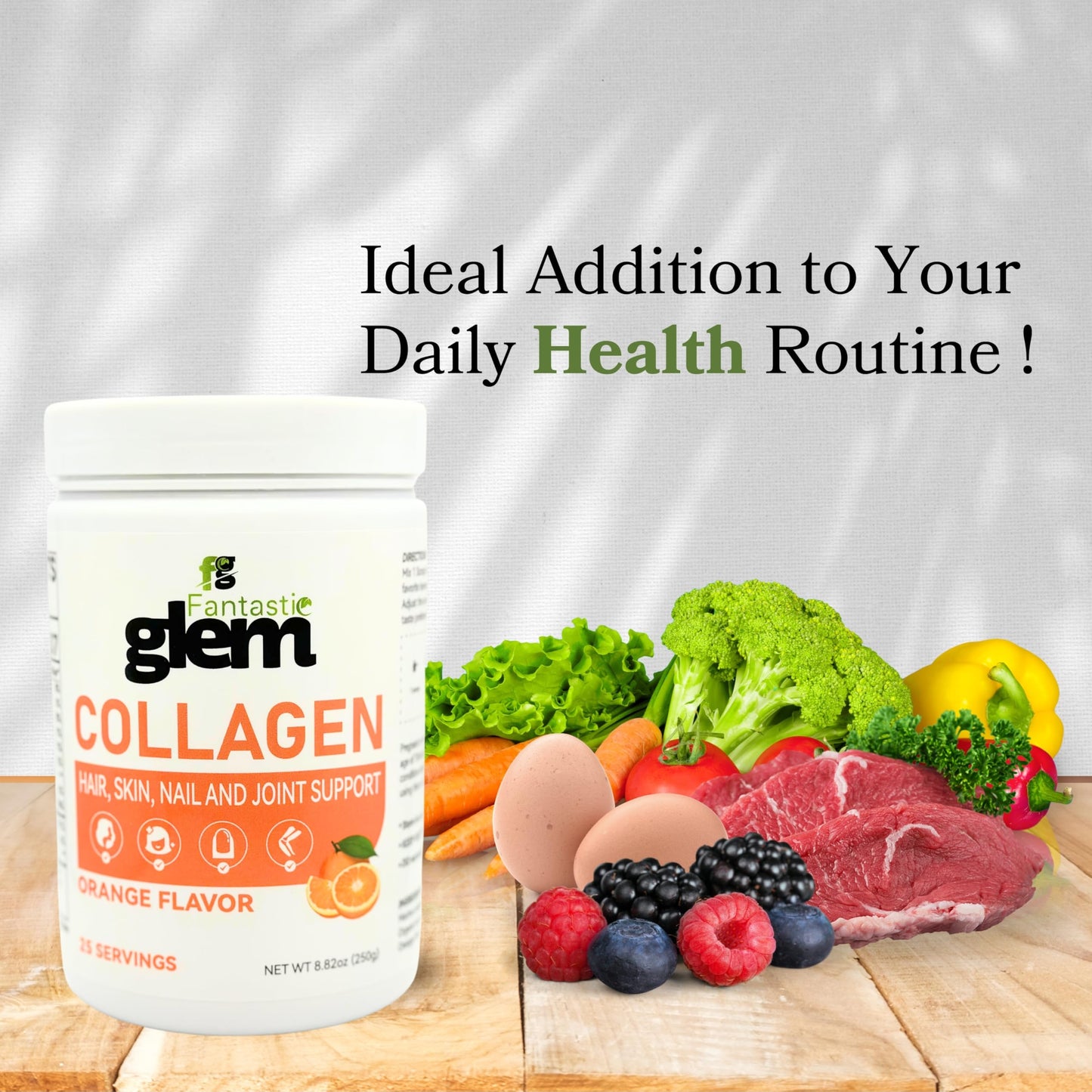 Fantastic Glem Collagen Powder 8.82 Ounce