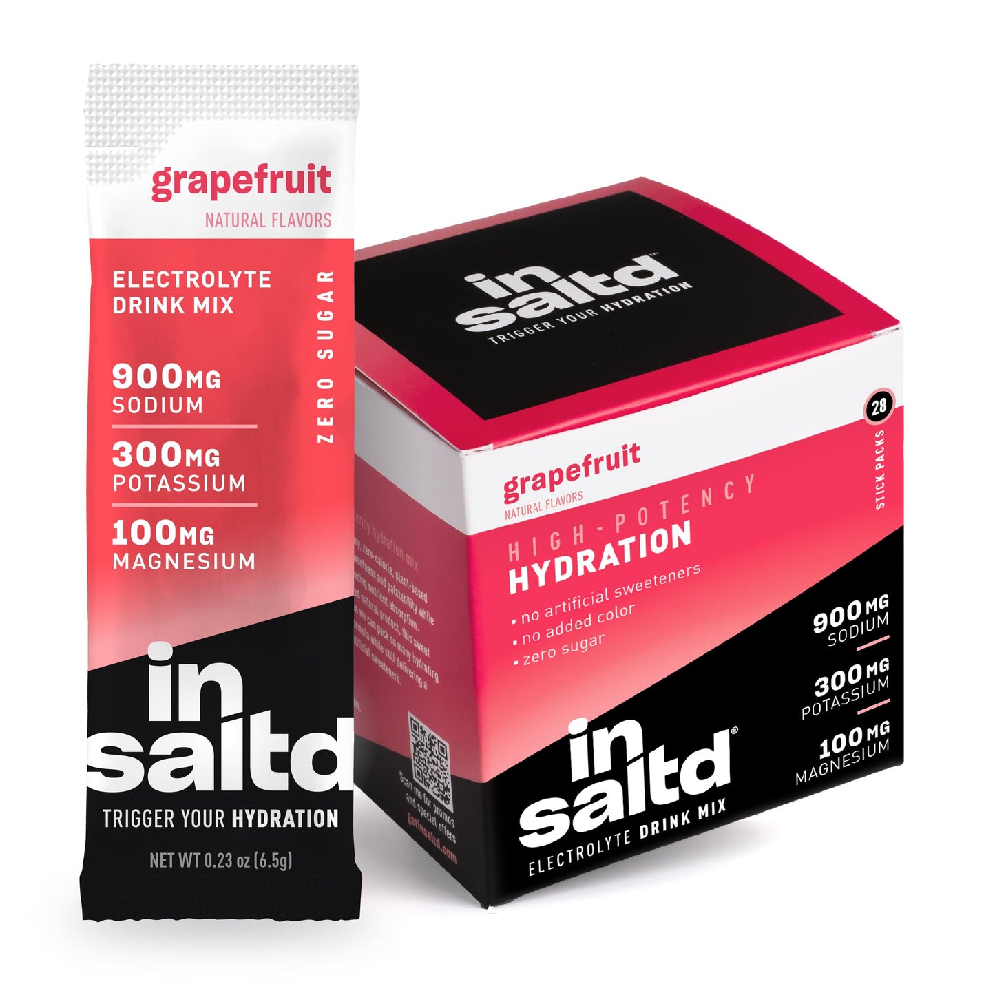 INSALTD Sugar-Free Electrolyte Powder Packets Pack of 28