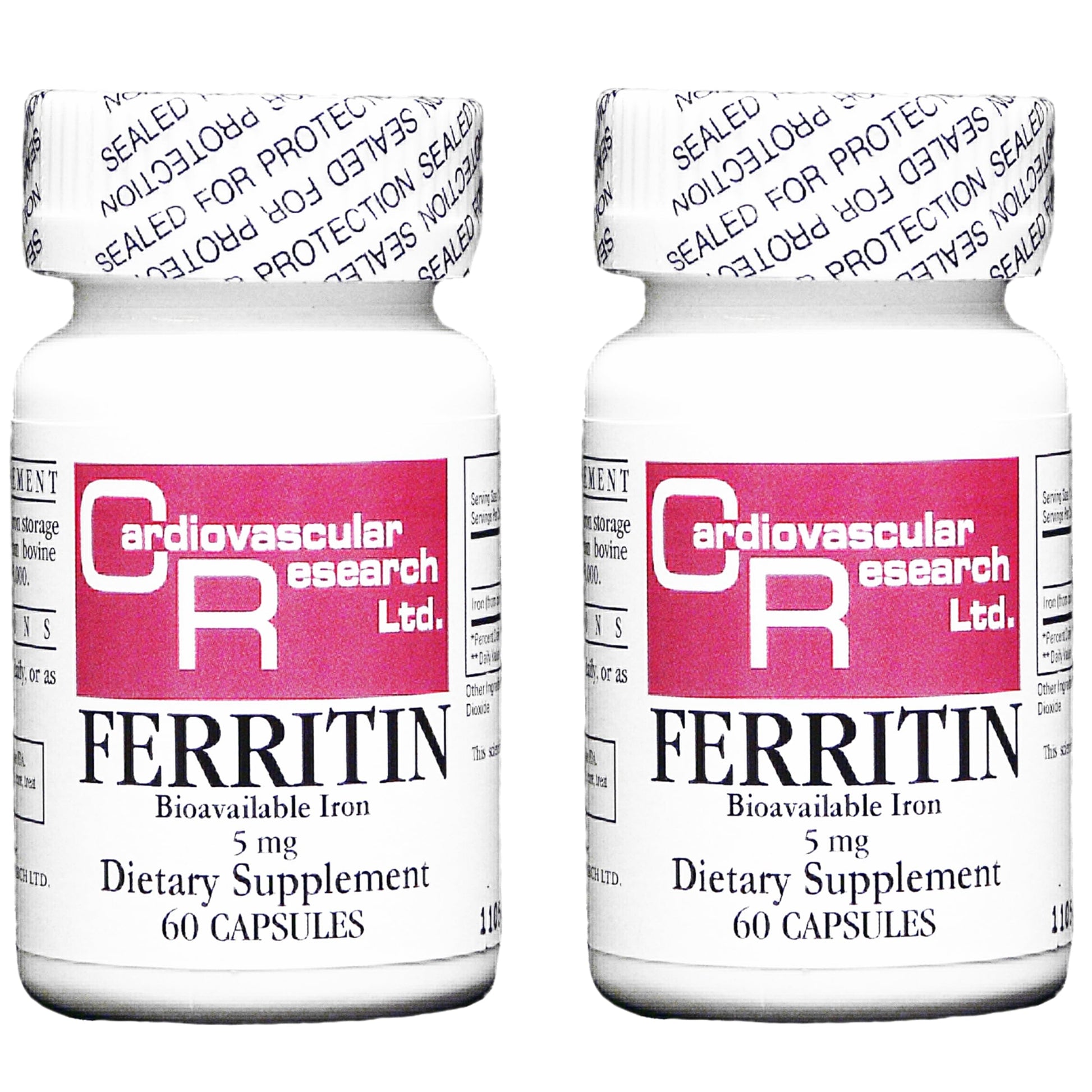 Cardiovascular Research Ferritin 5 mg Capsule, 120 Capsules