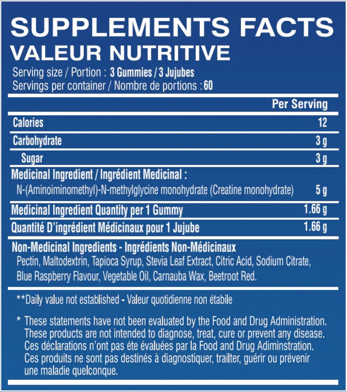 Limitless Pharma Pure Creatine Gummy Candy 180 Count