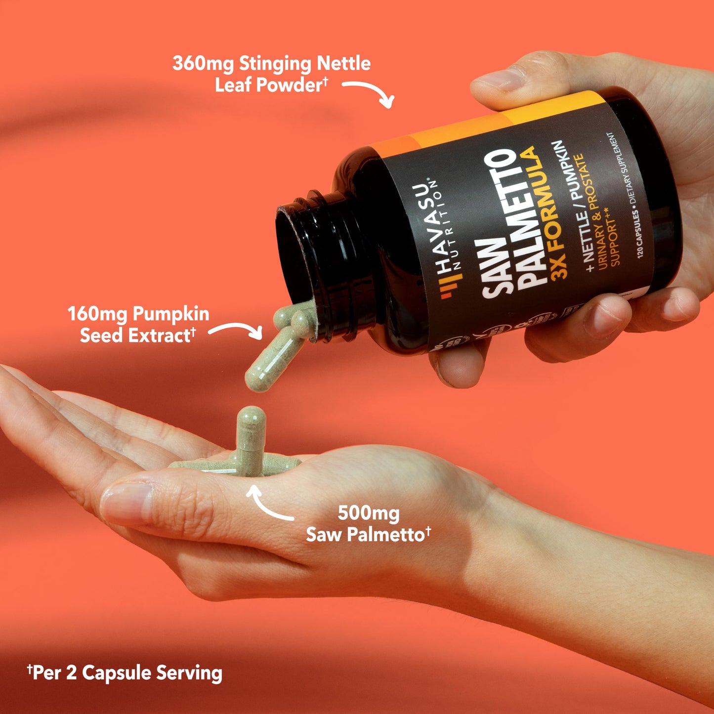 HAVASU NUTRITION Saw Palmetto for Men Capsule 120 Count