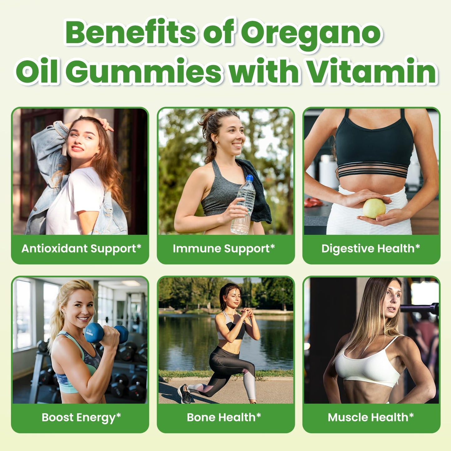 GZ HAOYUAN Oil of Oregano Gummy with Black Seed Oil + Vitamin D3, 60 Count