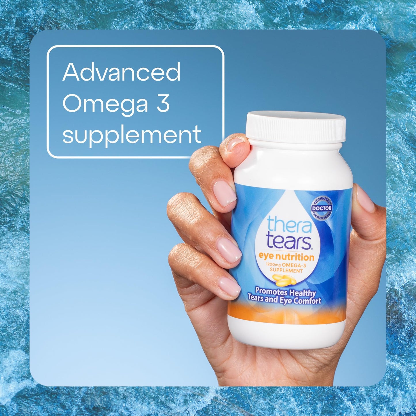 TheraTears Omega 3 Supplement 1200mg Softgels 90 Count