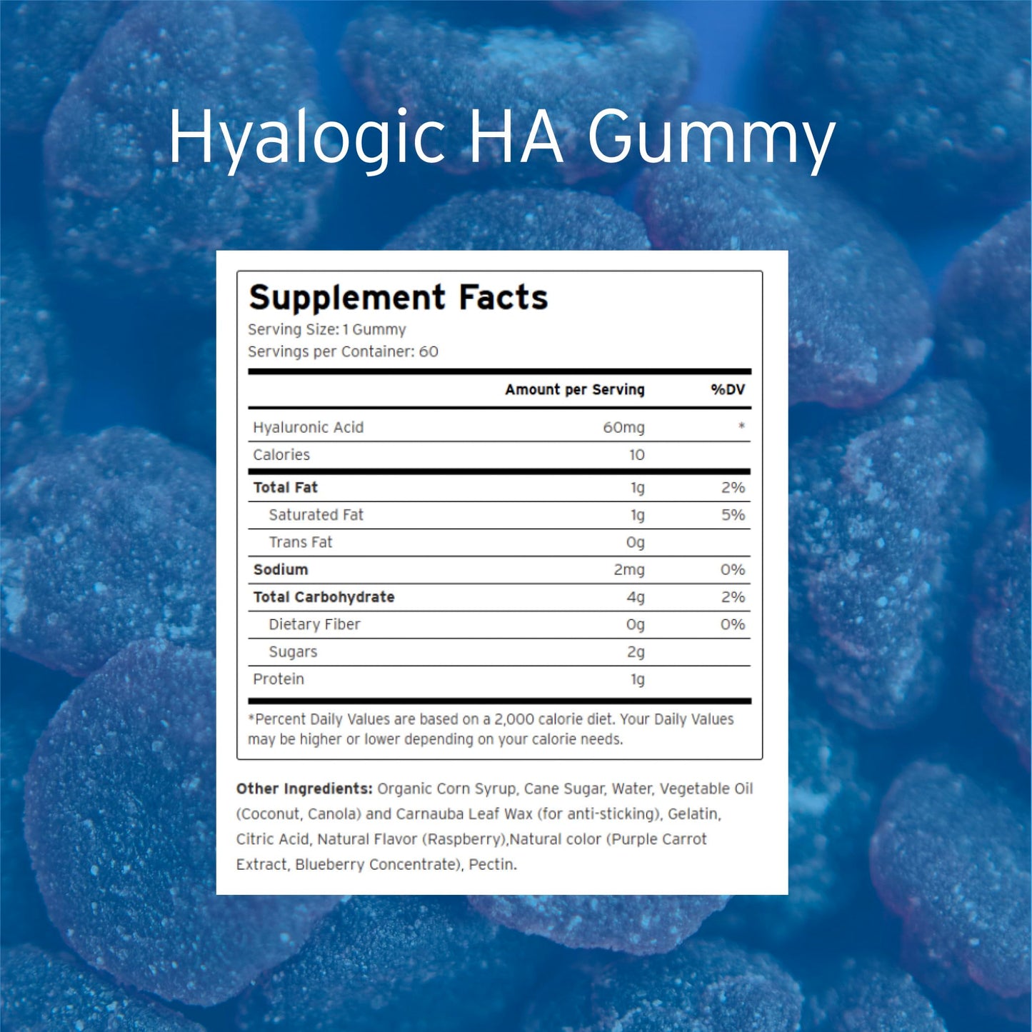 Hyalogic Hyaluronic Acid Chewable 30 Count