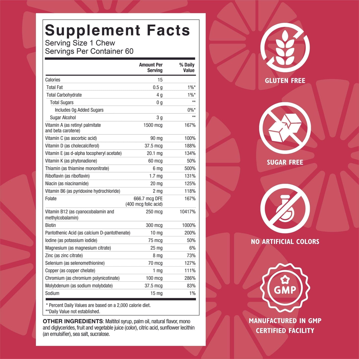 Celebrate Bariatric Supplements Bariatric Multivitamin Gummy 180 Count