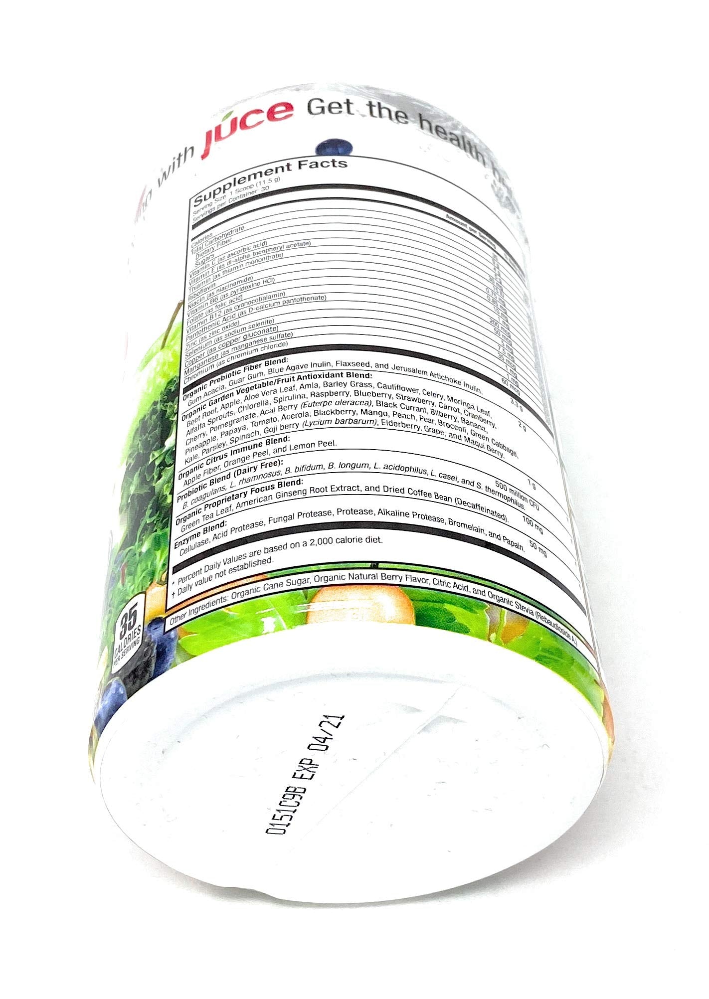 Terra Kai Organics Juce Super Fruit and Veggie Blend Drink Powder 12.2-Ounce