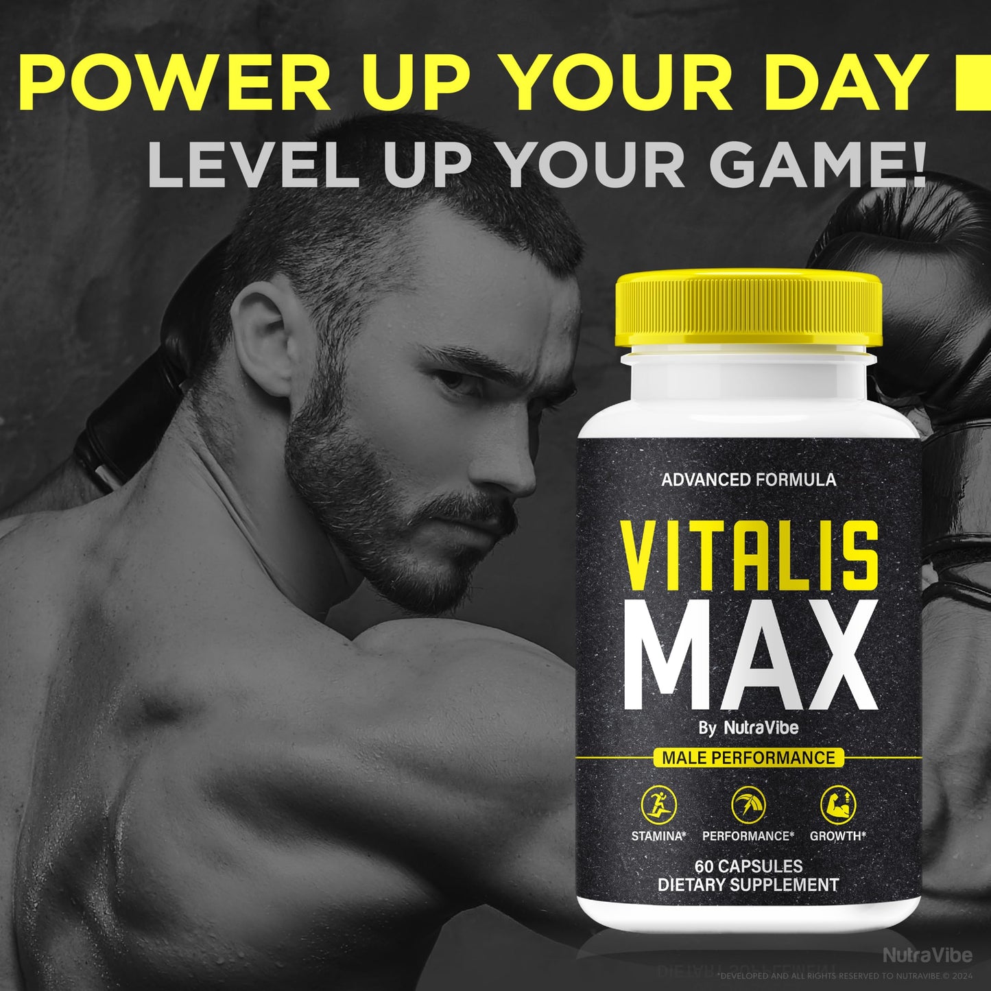NutraVibe Vitalis Max for Men Capsules 60 Count