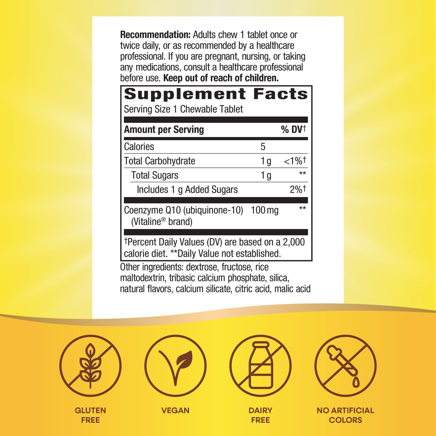 Nature's Way SMART Q10 CoQ10 Chewable 30 Count