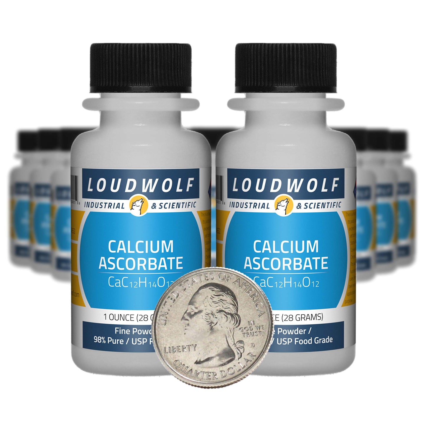 Loudwolf Calcium Ascorbate Powder, 20 Ounces