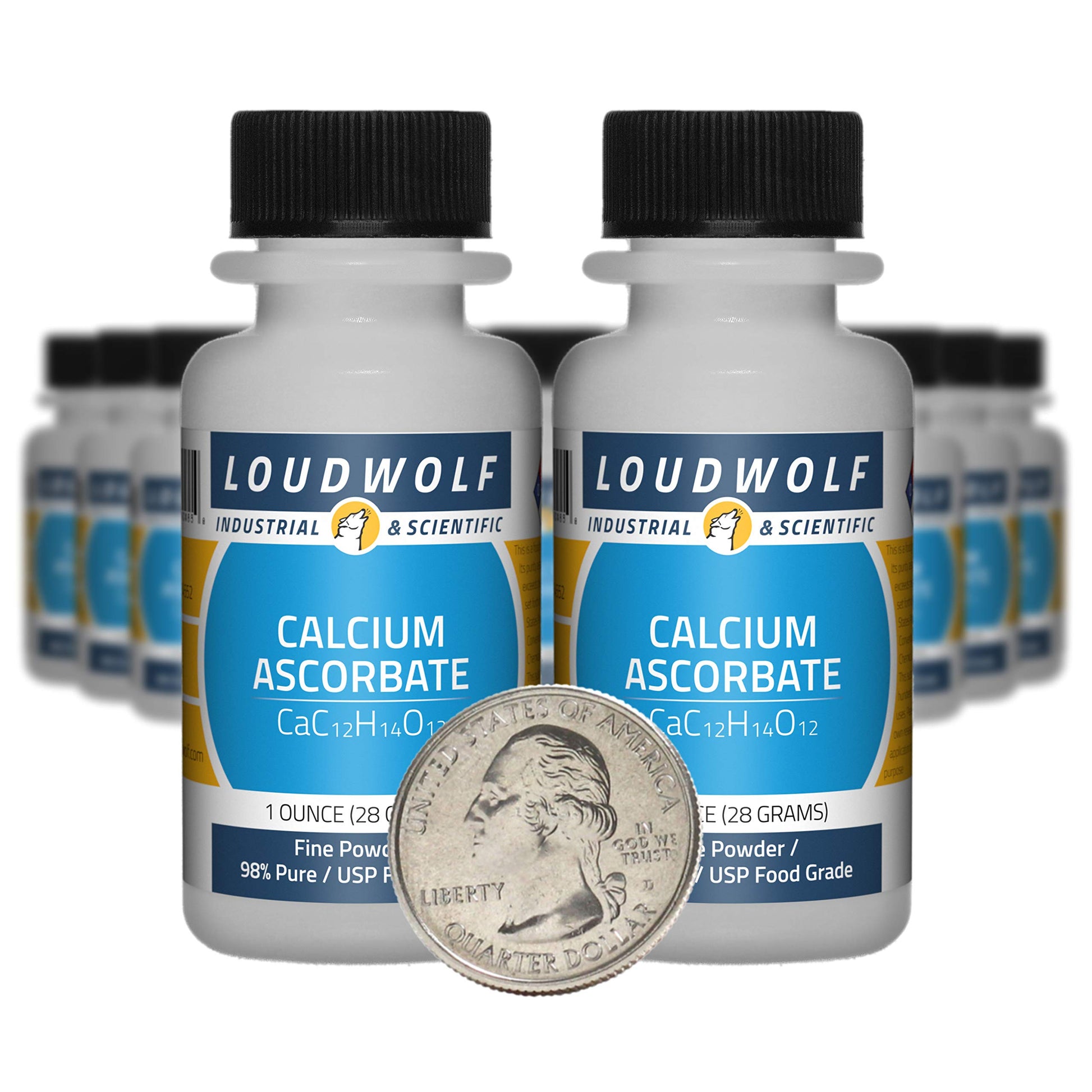 Loudwolf Calcium Ascorbate Powder, 20 Ounces
