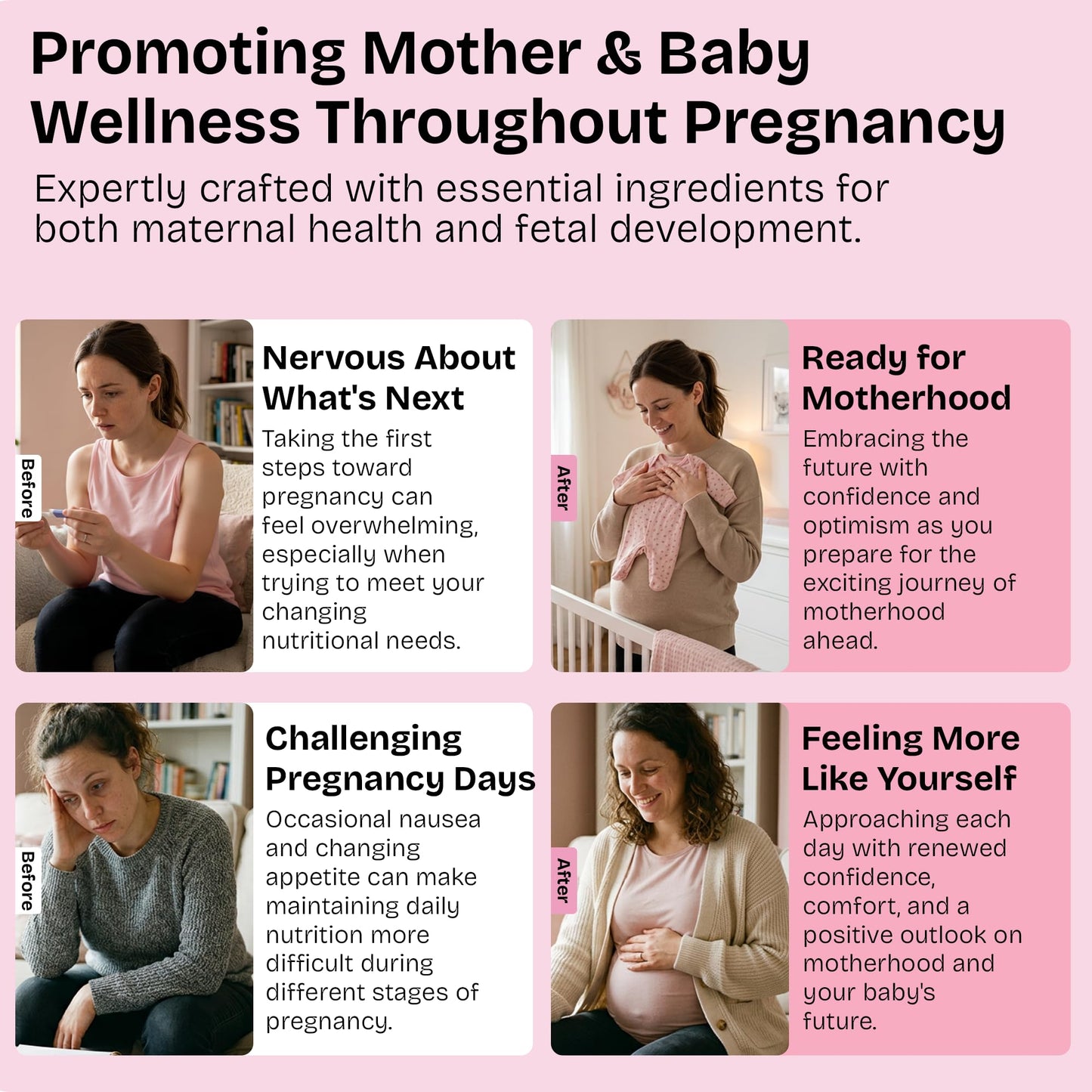 Shailee Prenatal Vitamins for Women with DHA, Methylfolate & Iron Capsule, 90 Count