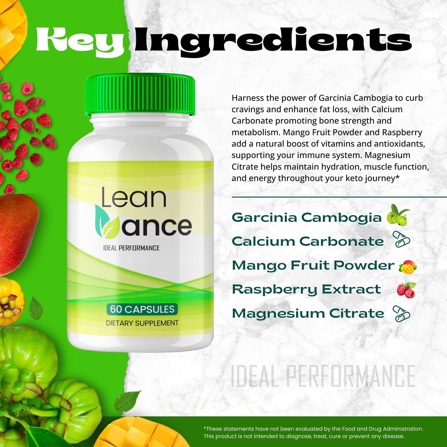 IDEAL PERFORMANCE Lean Vance Capsules 300